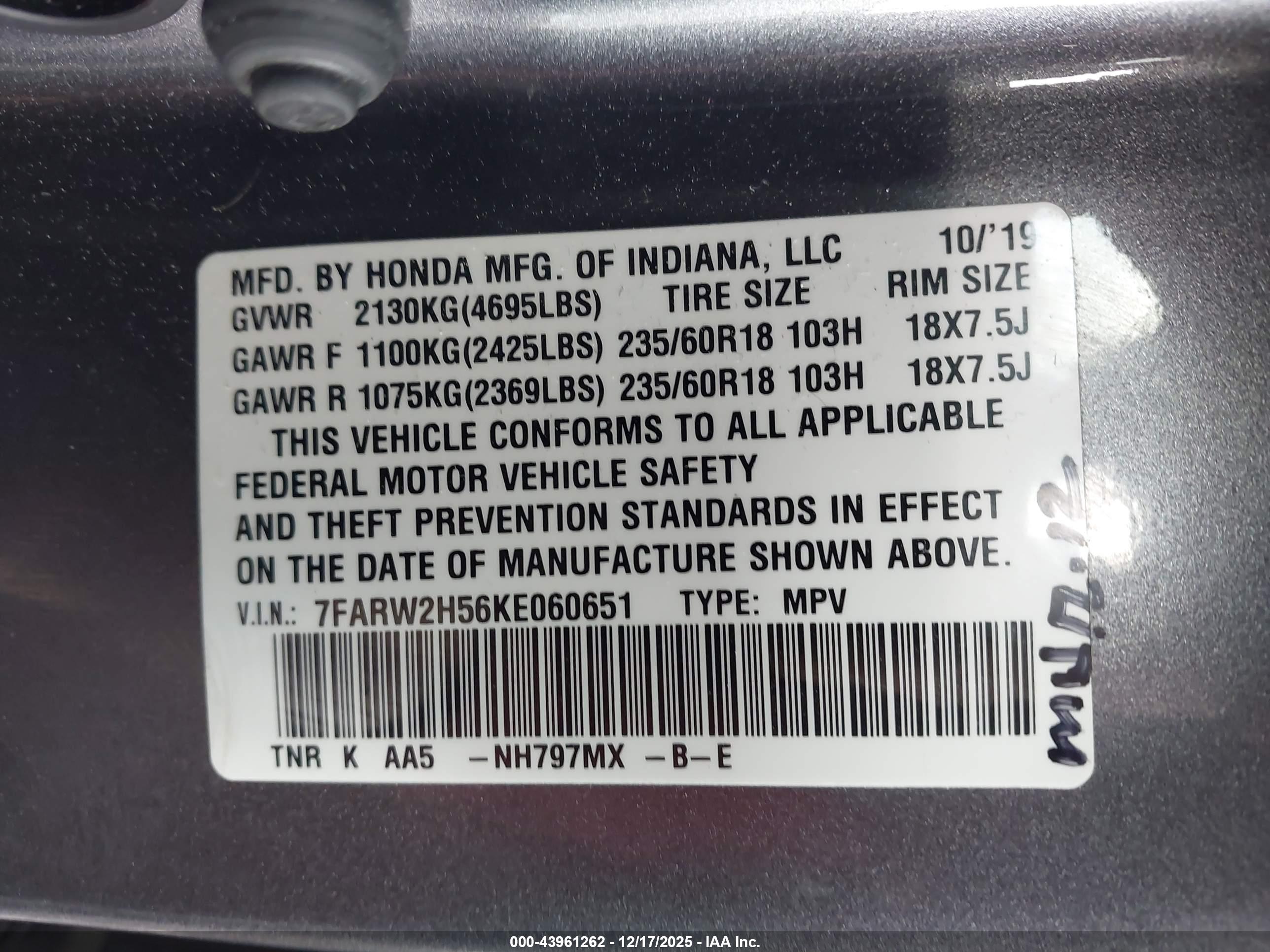 HONDA CR-V image 9