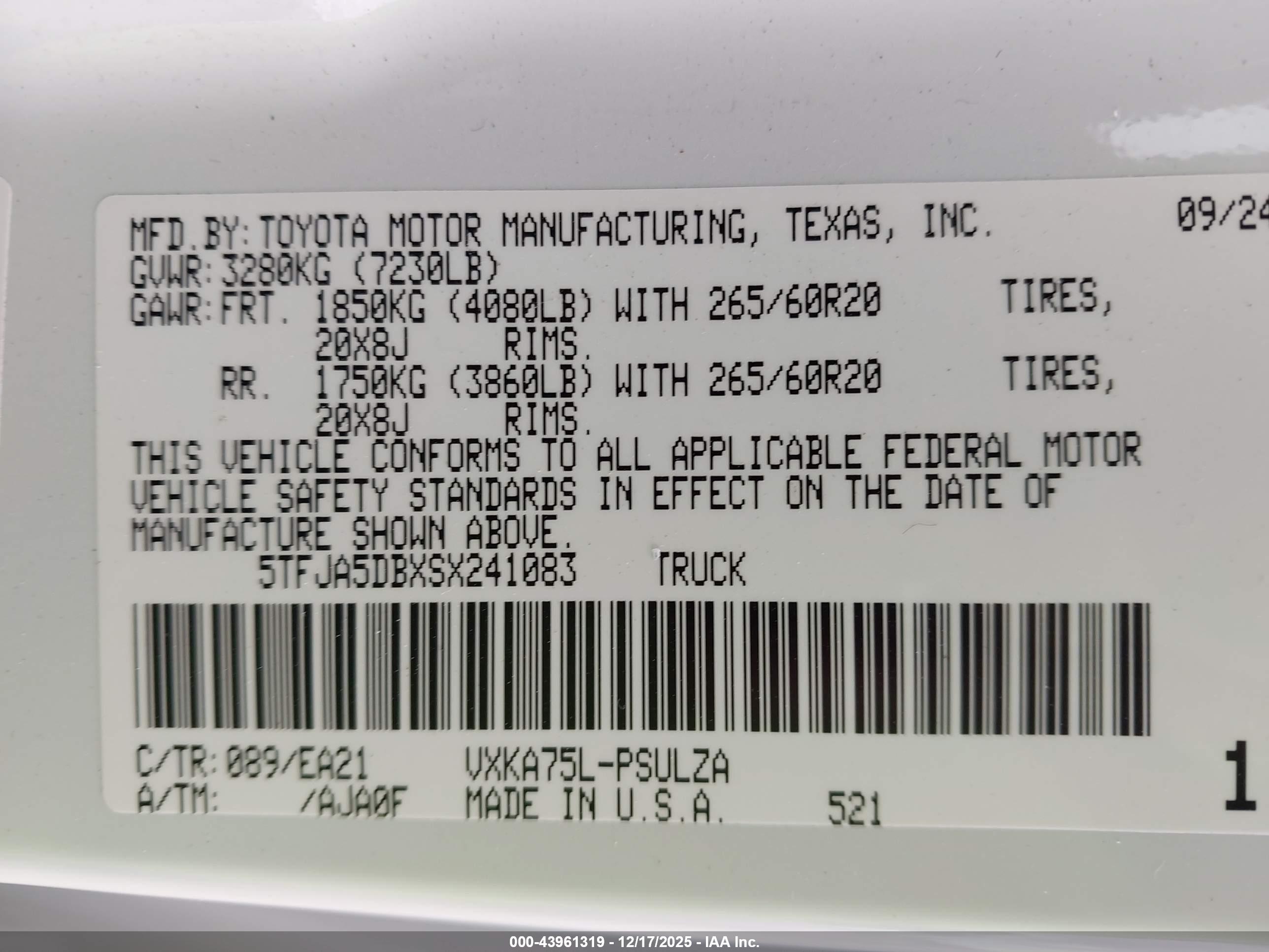 TOYOTA TUNDRA image 9