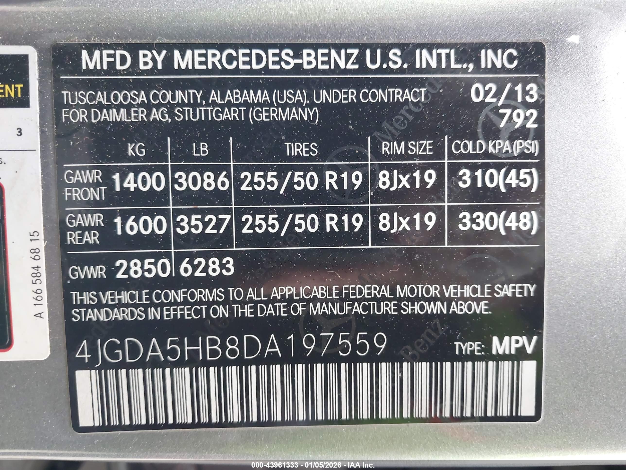 MERCEDES-BENZ ML image 9