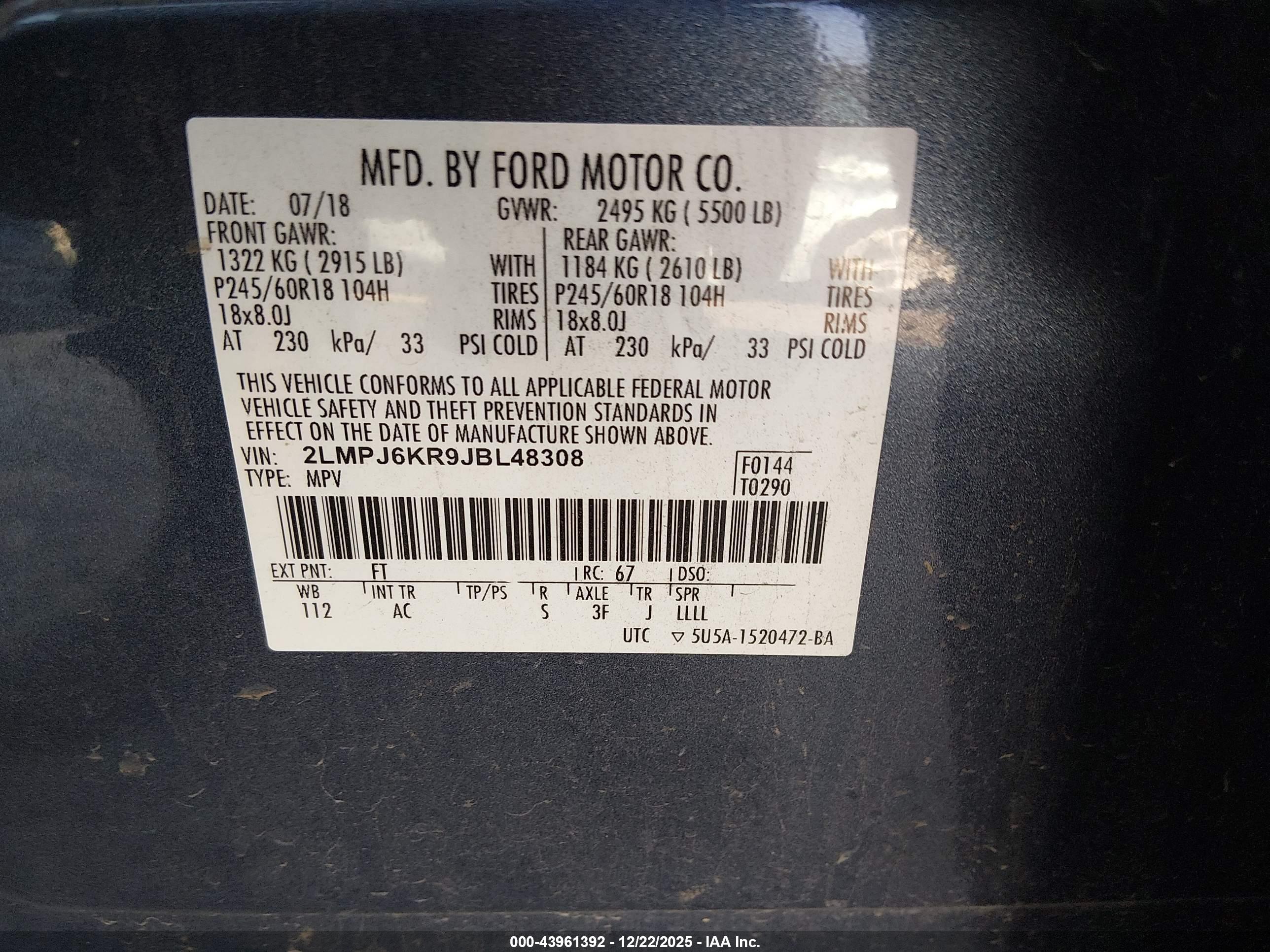 LINCOLN MKX image 9