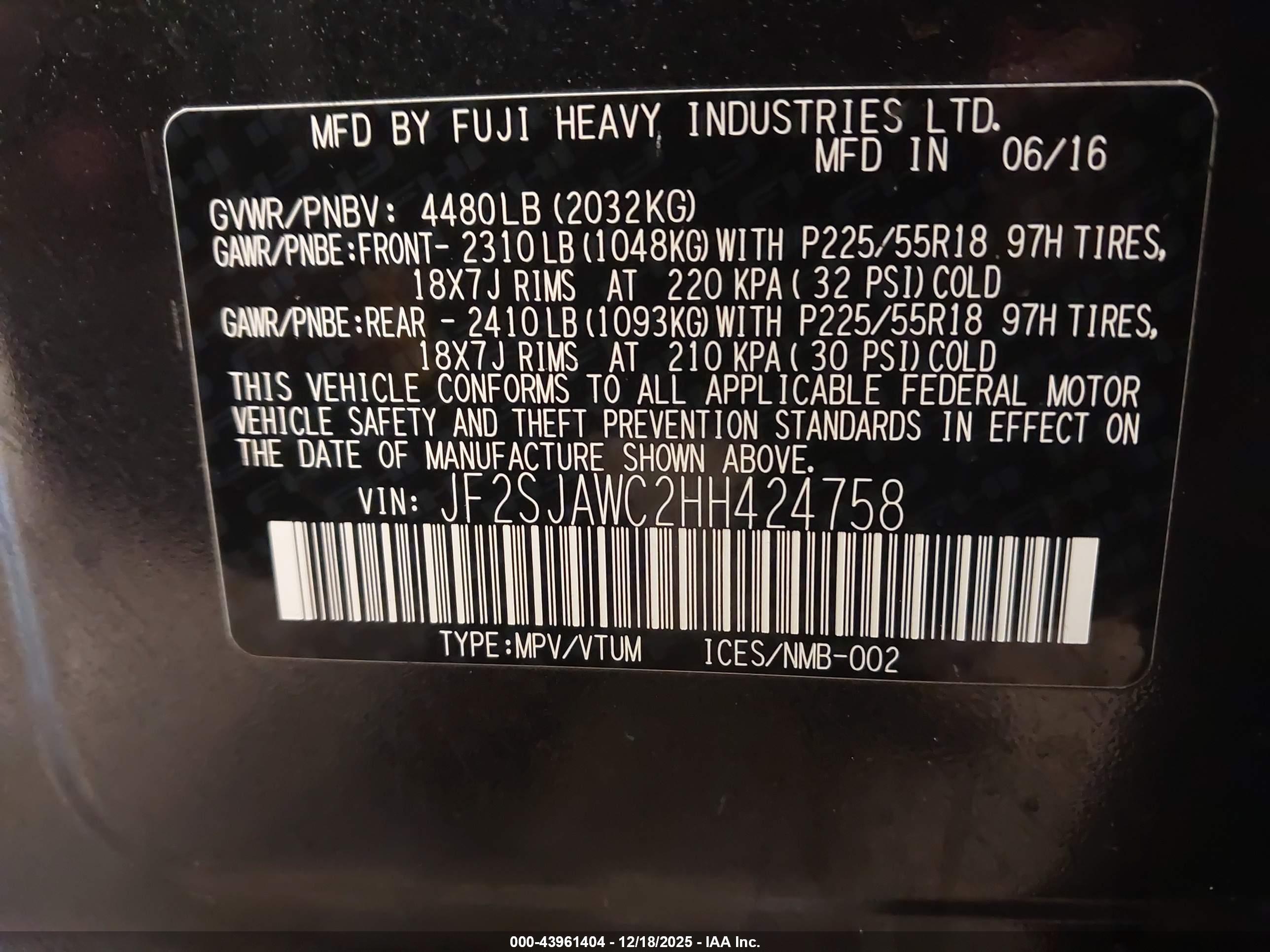 SUBARU FORESTER image 9