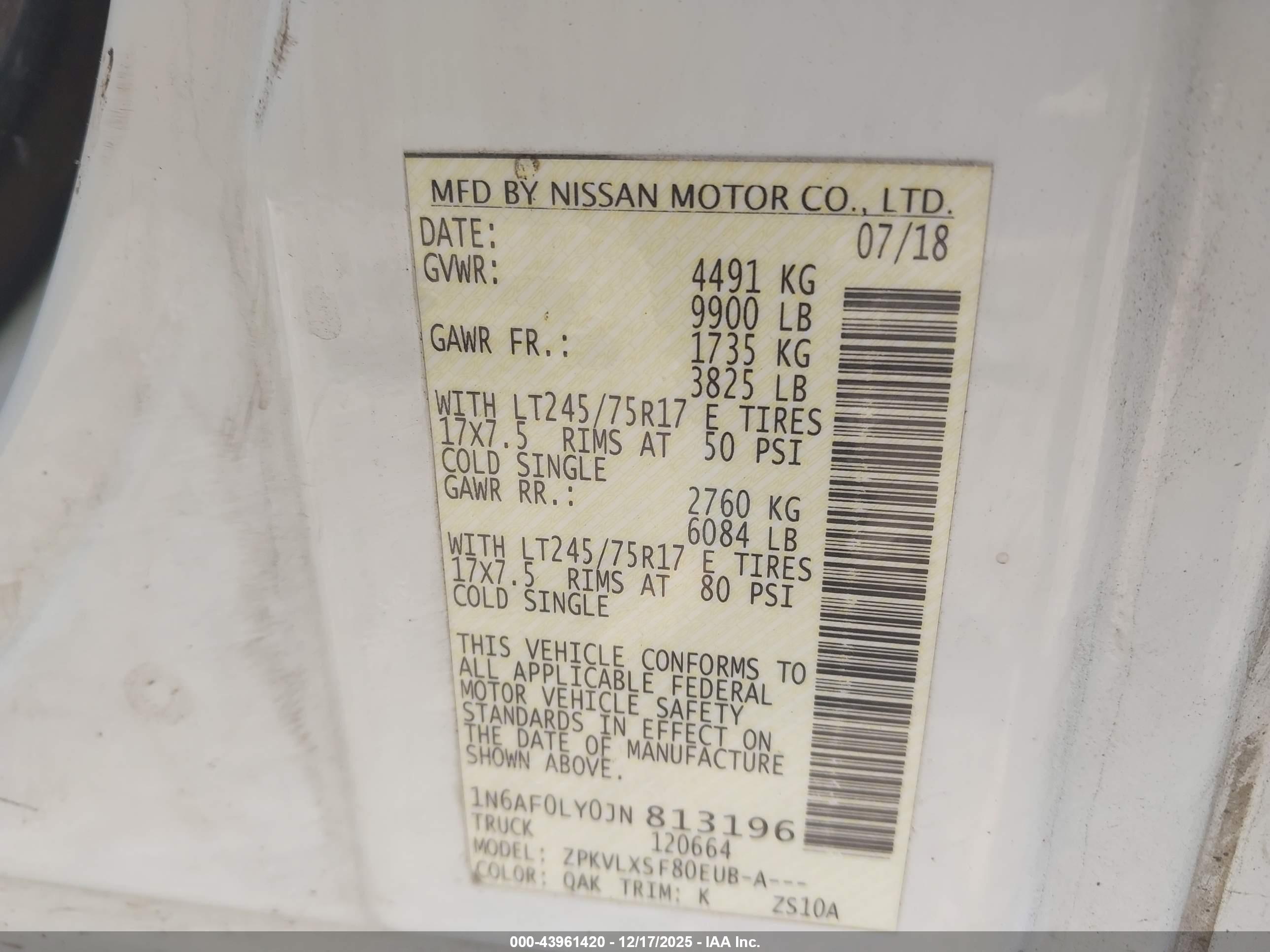 NISSAN NV image 9