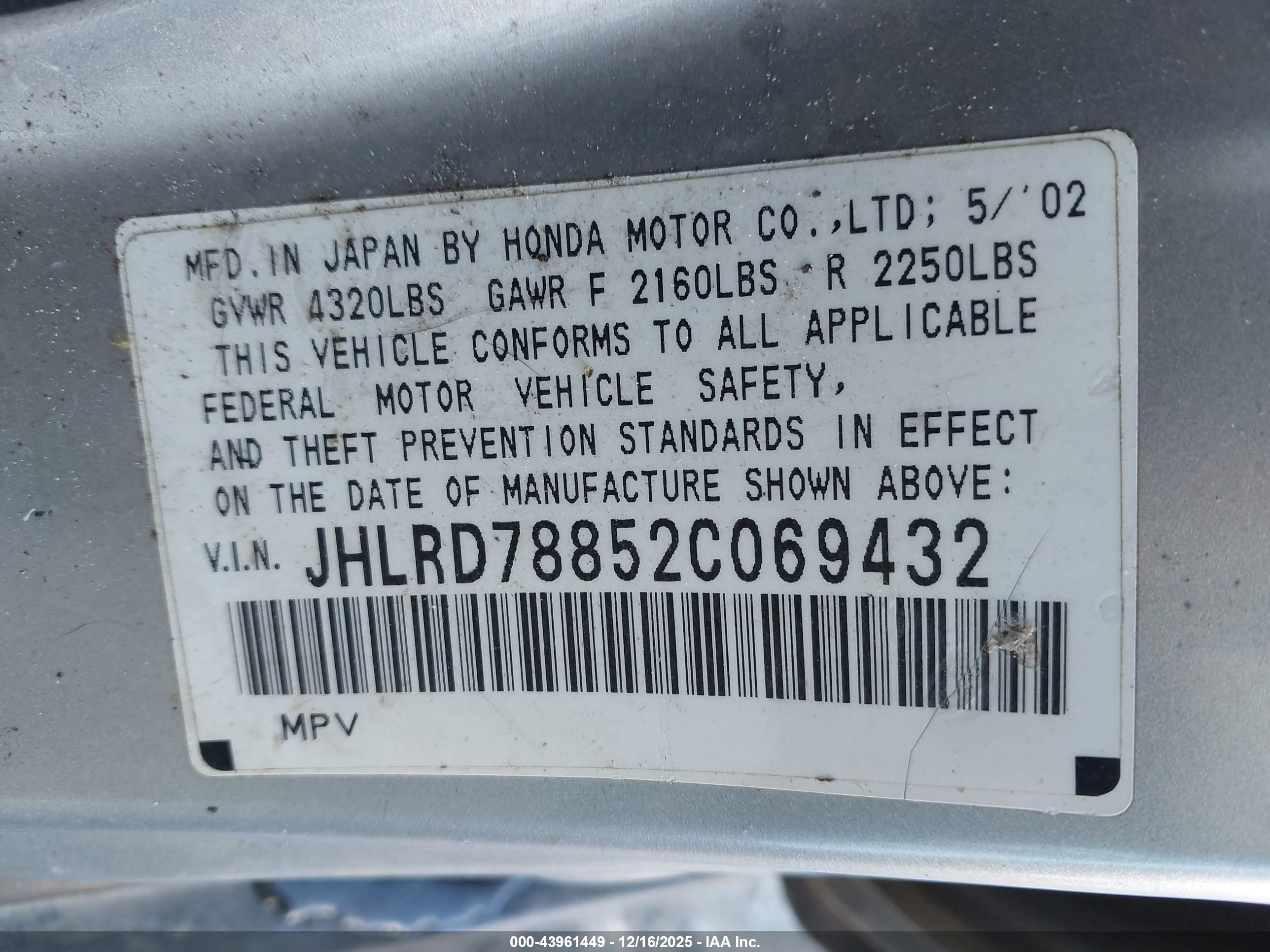 HONDA CR-V image 9