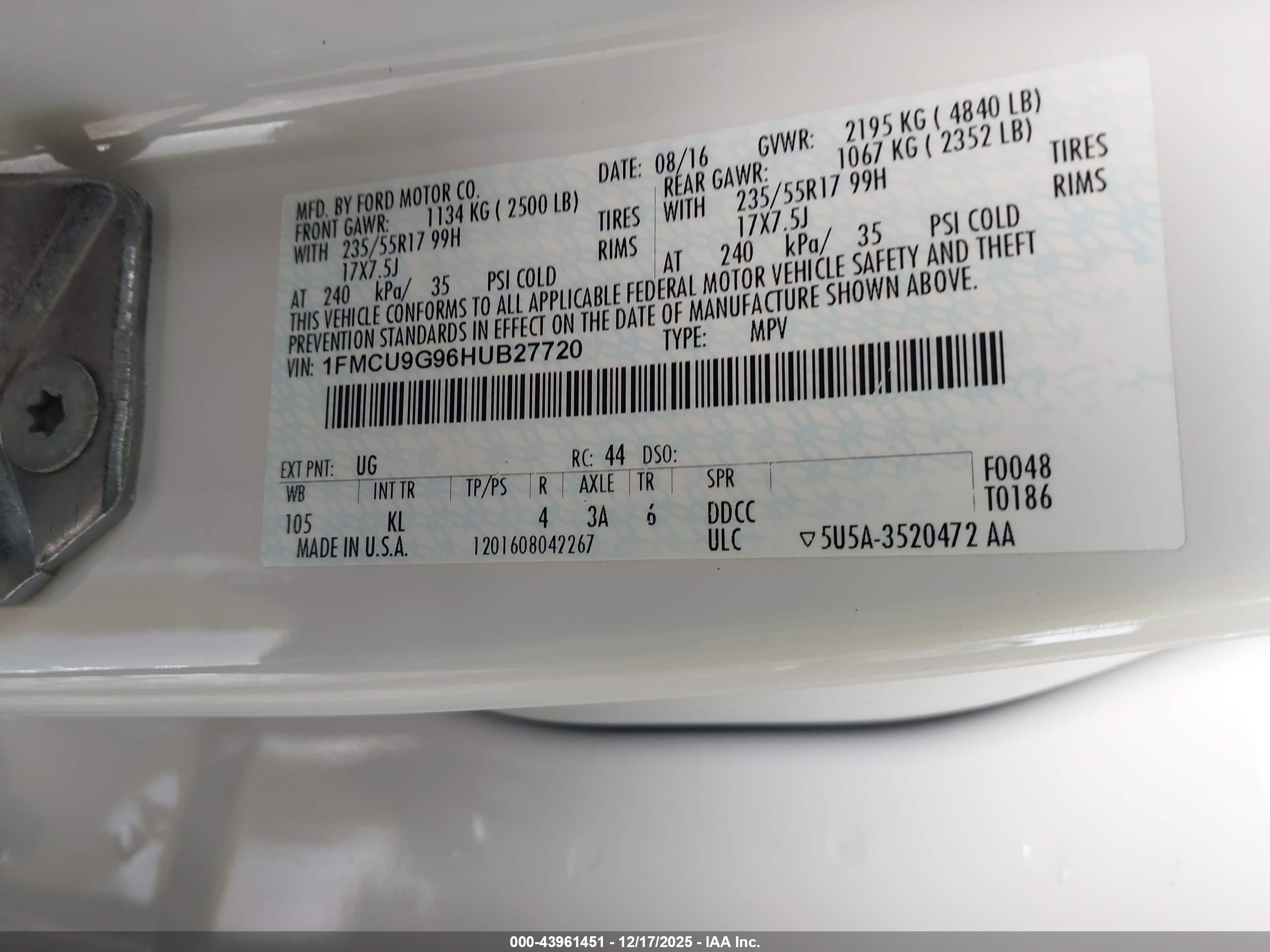 FORD ESCAPE image 9