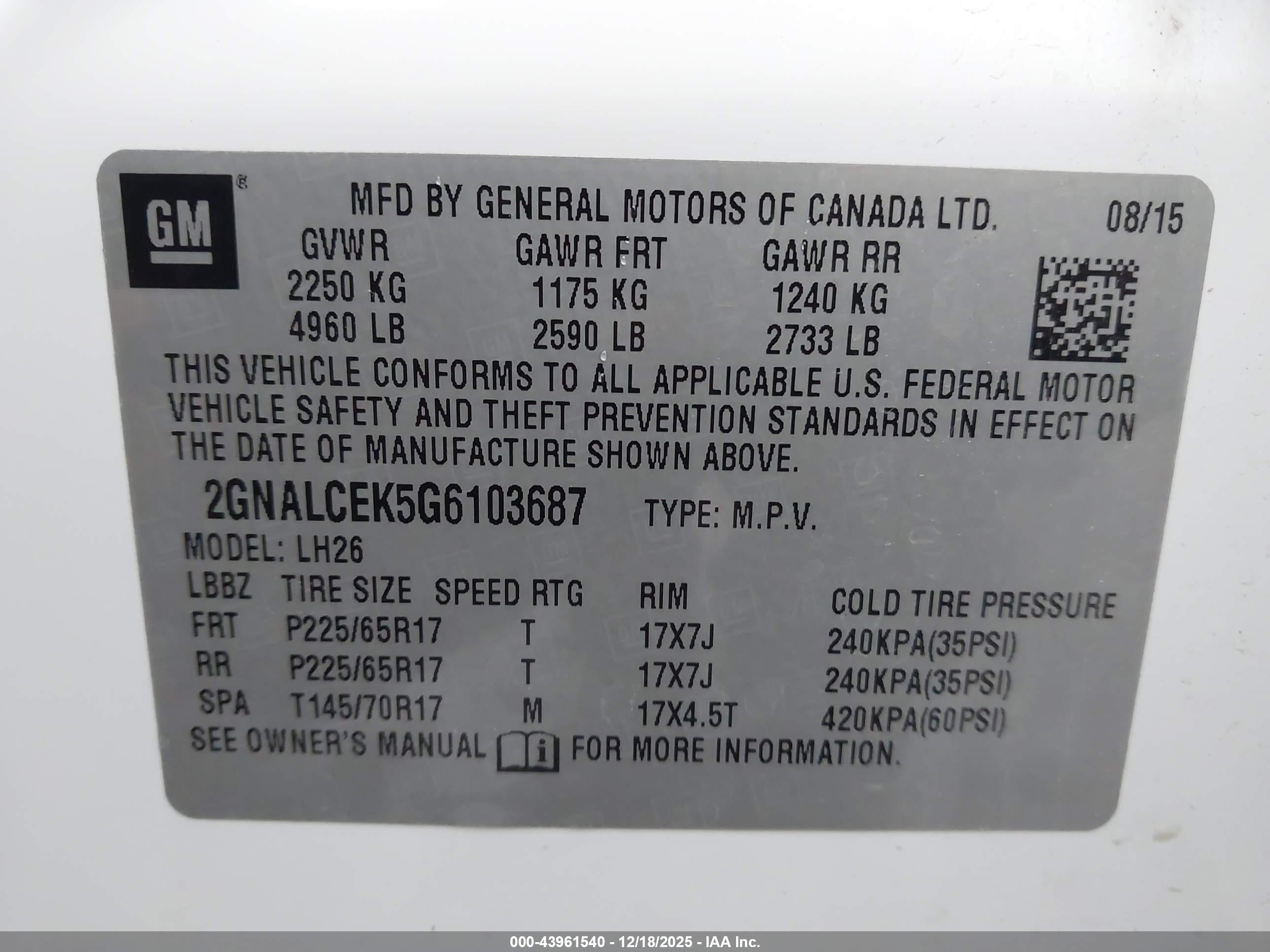 CHEVROLET EQUINOX image 9