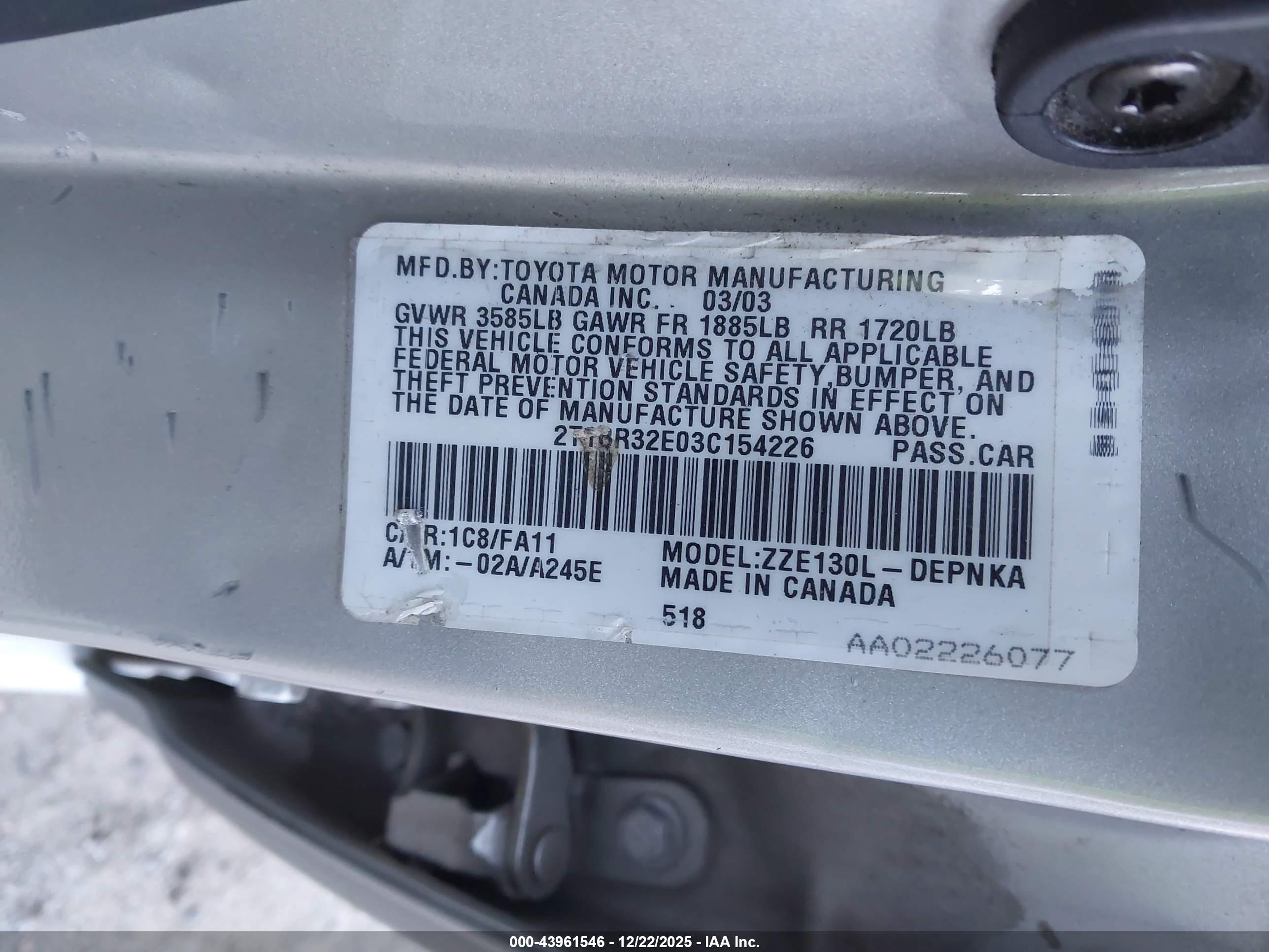 TOYOTA COROLLA image 9
