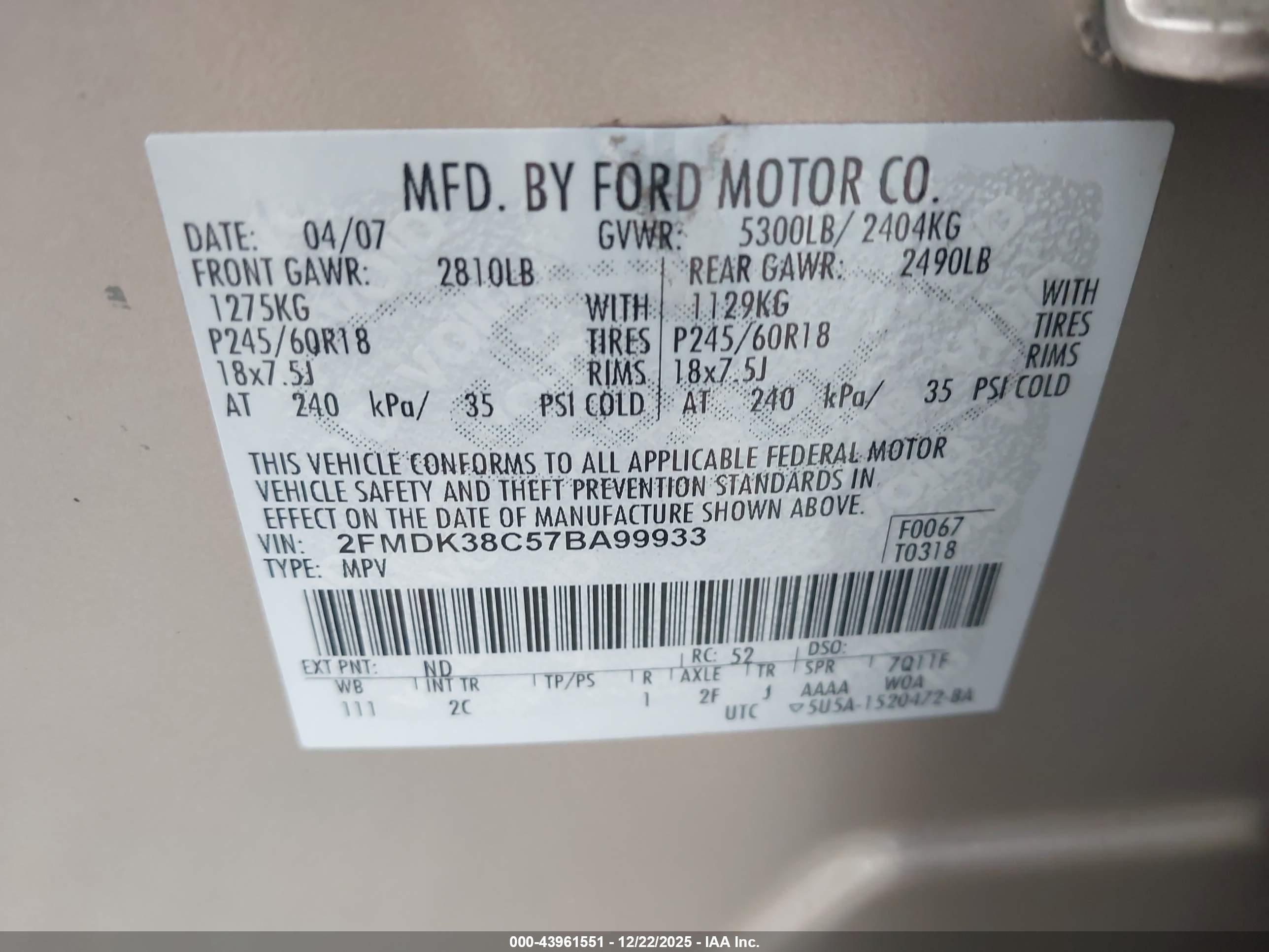 FORD EDGE image 9