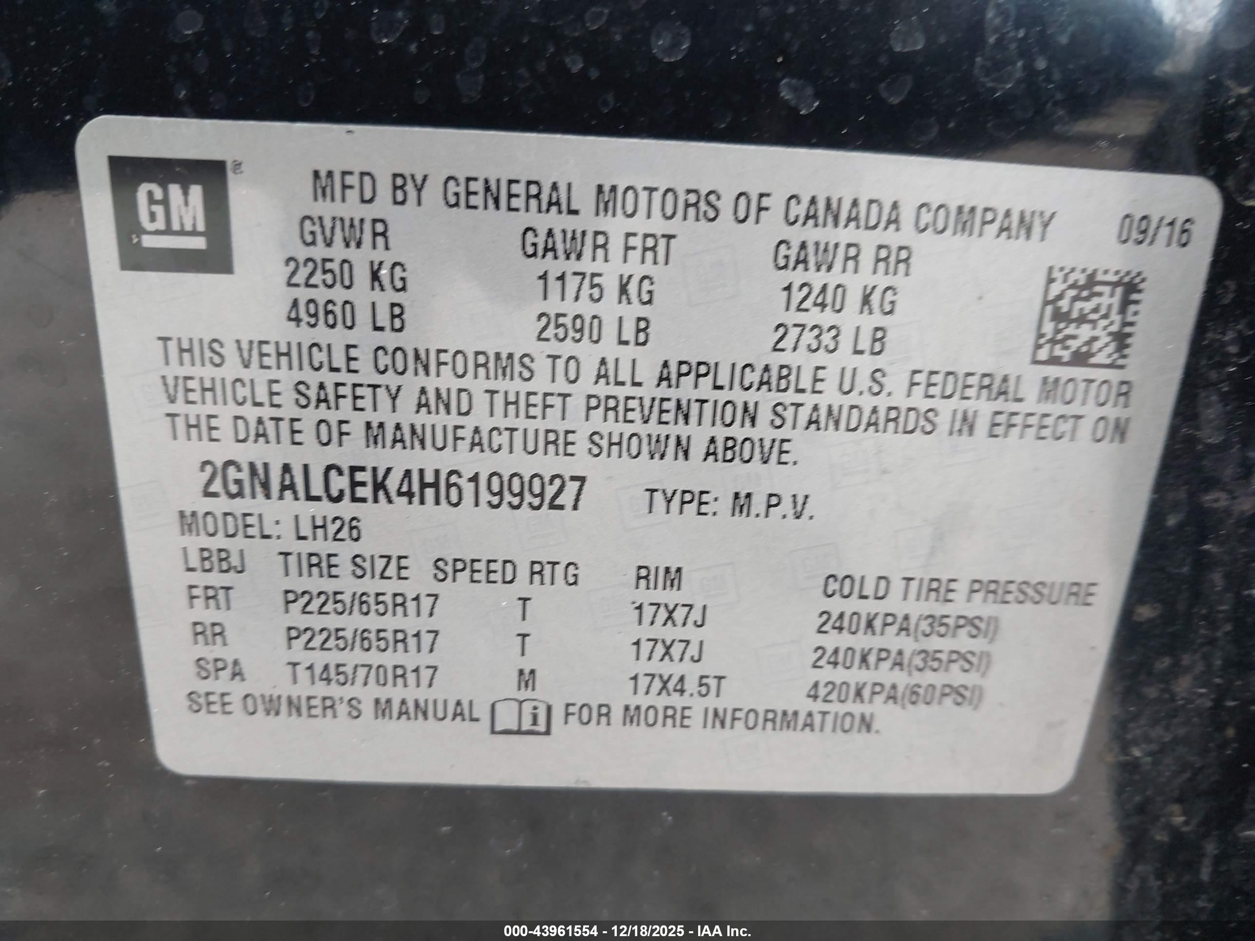 CHEVROLET EQUINOX image 9