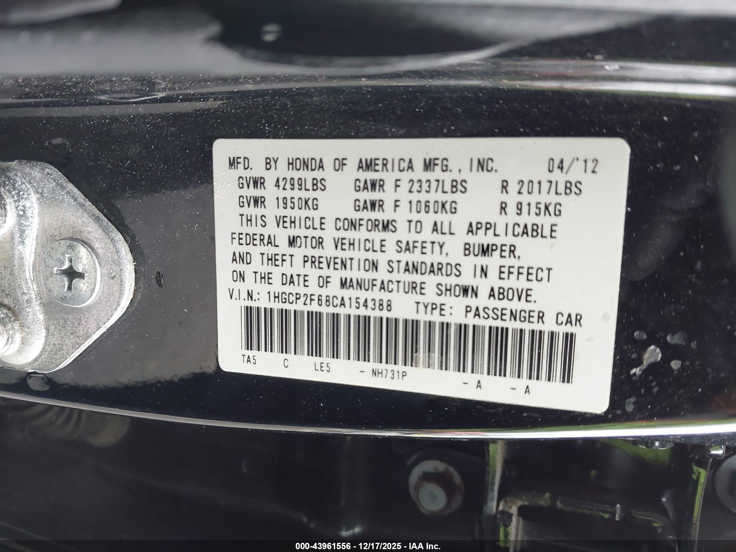 HONDA ACCORD image 9