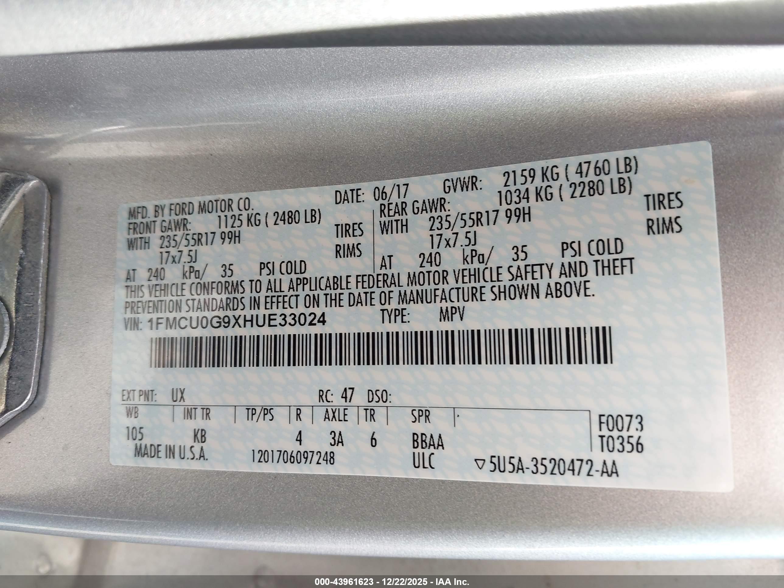 FORD ESCAPE image 9