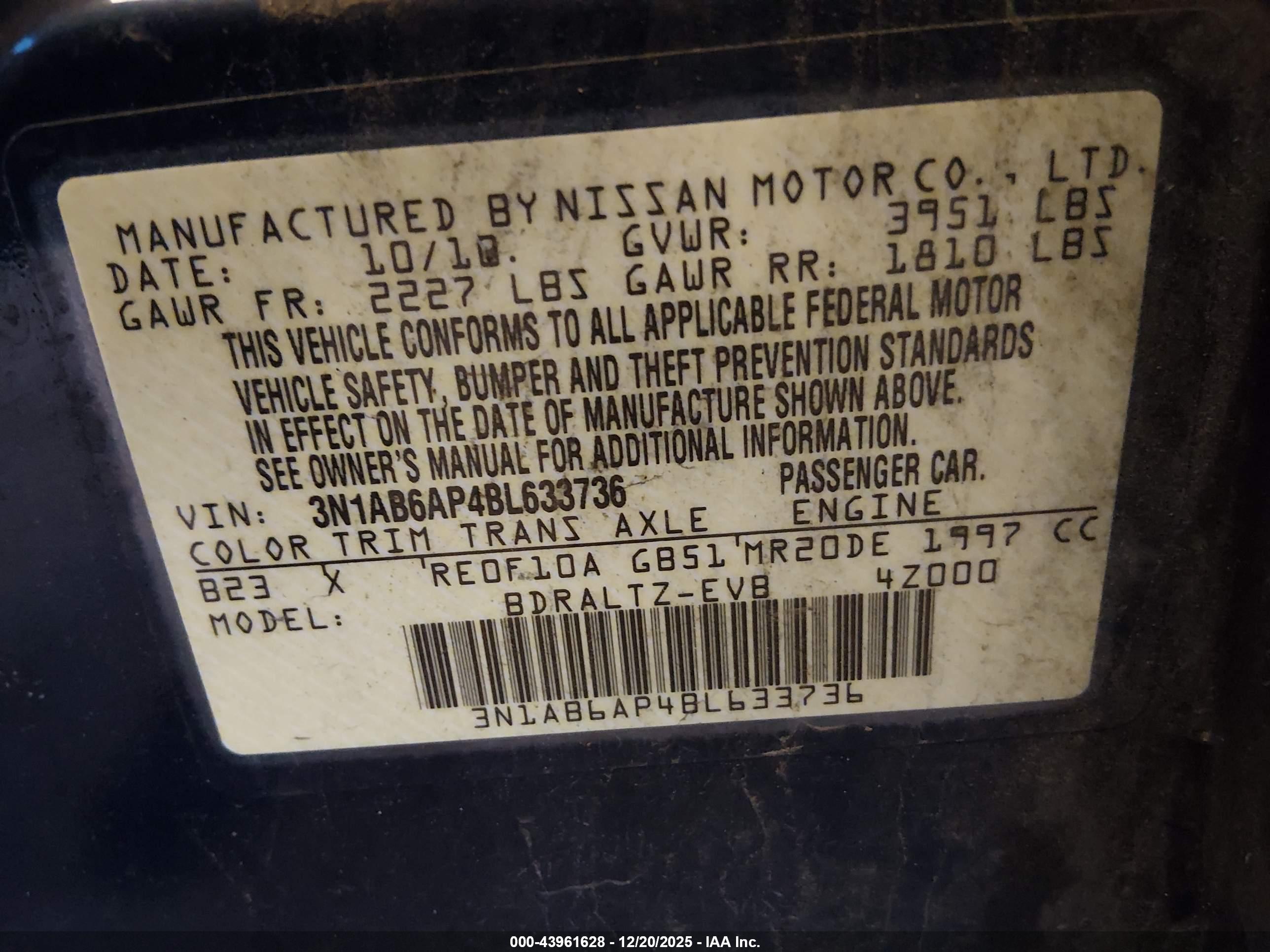 NISSAN SENTRA image 9