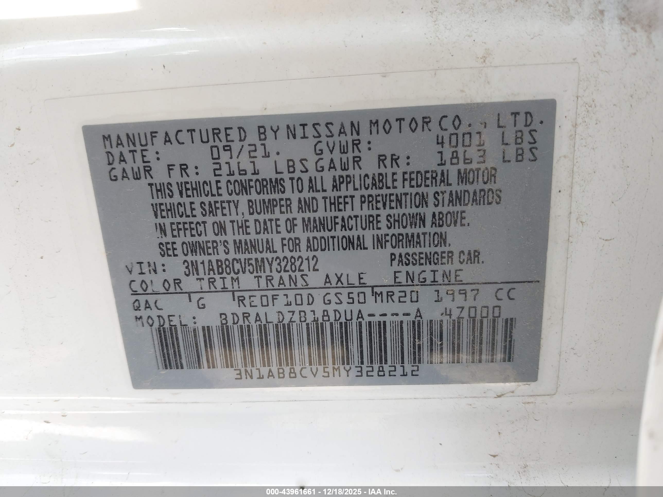 NISSAN SENTRA image 9