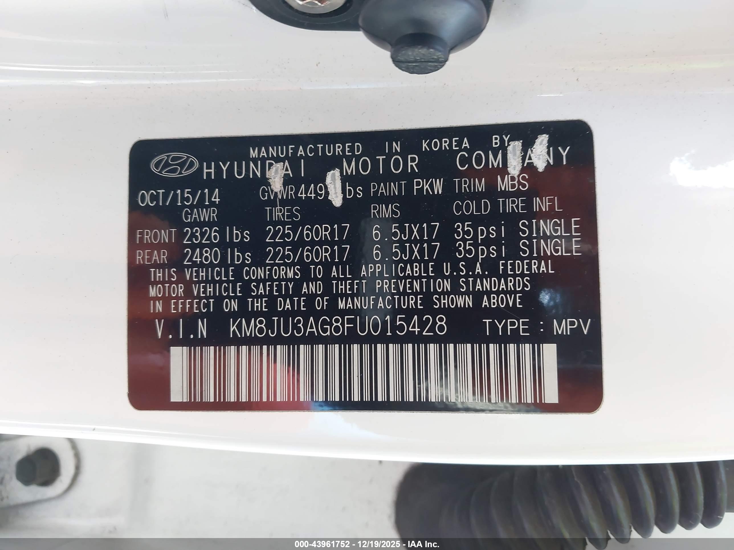 HYUNDAI TUCSON image 9