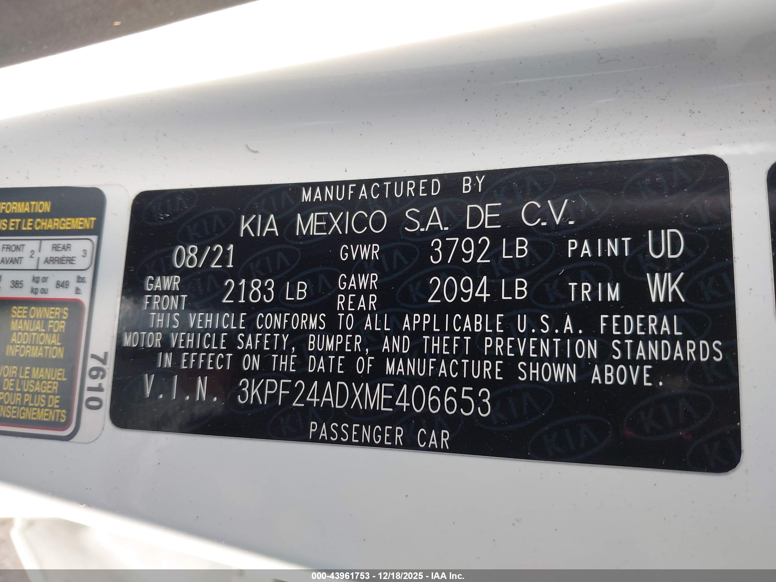 KIA FORTE image 9