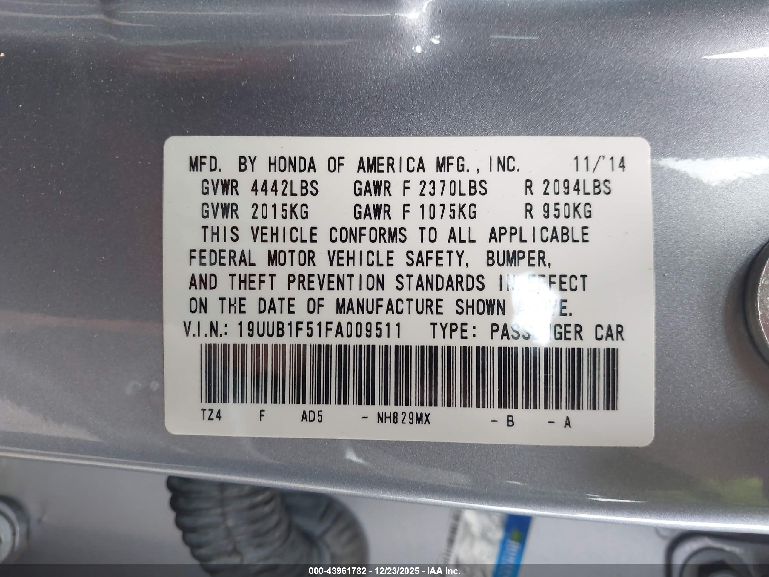 ACURA TLX image 9
