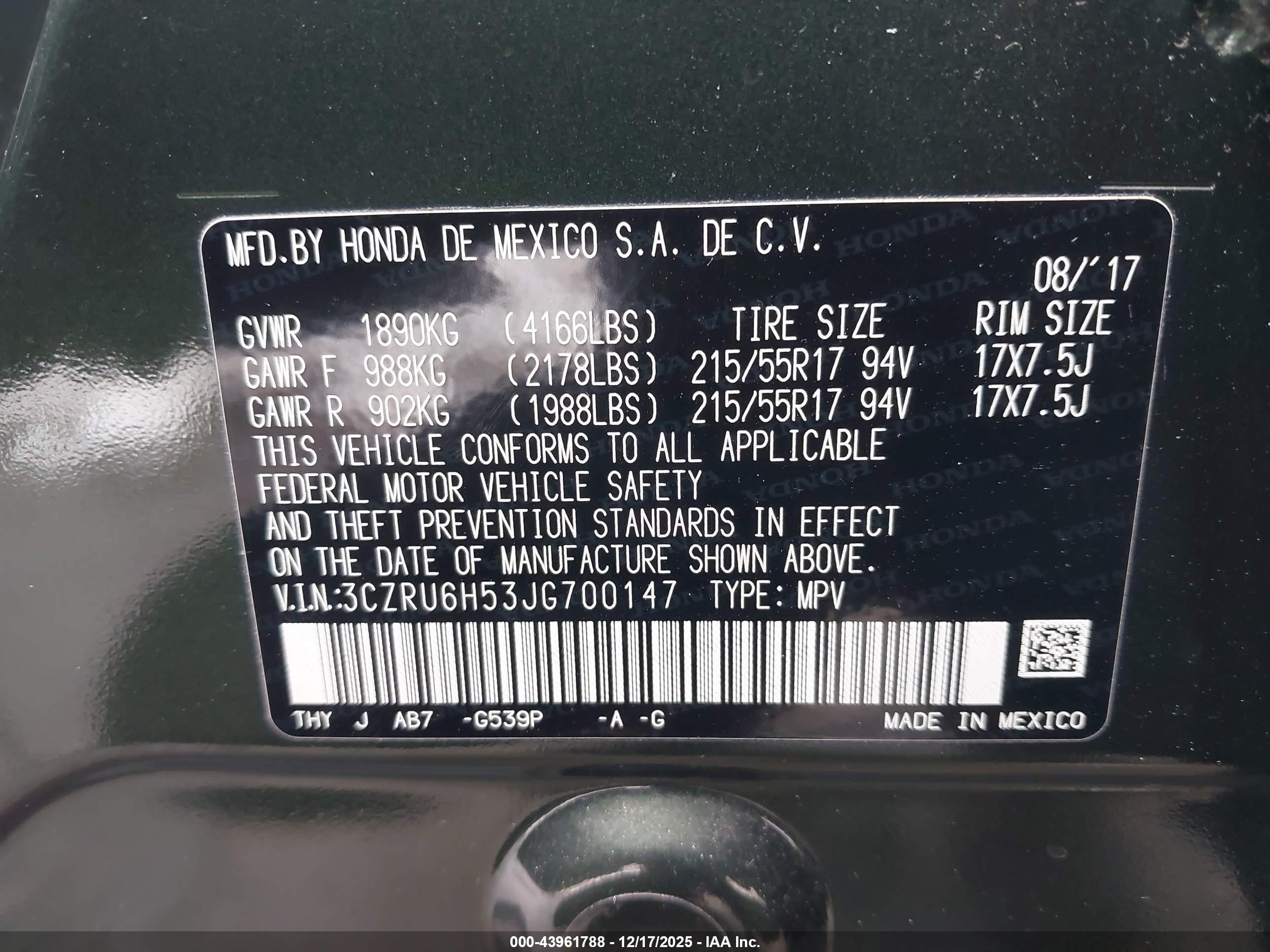 HONDA HR-V image 9