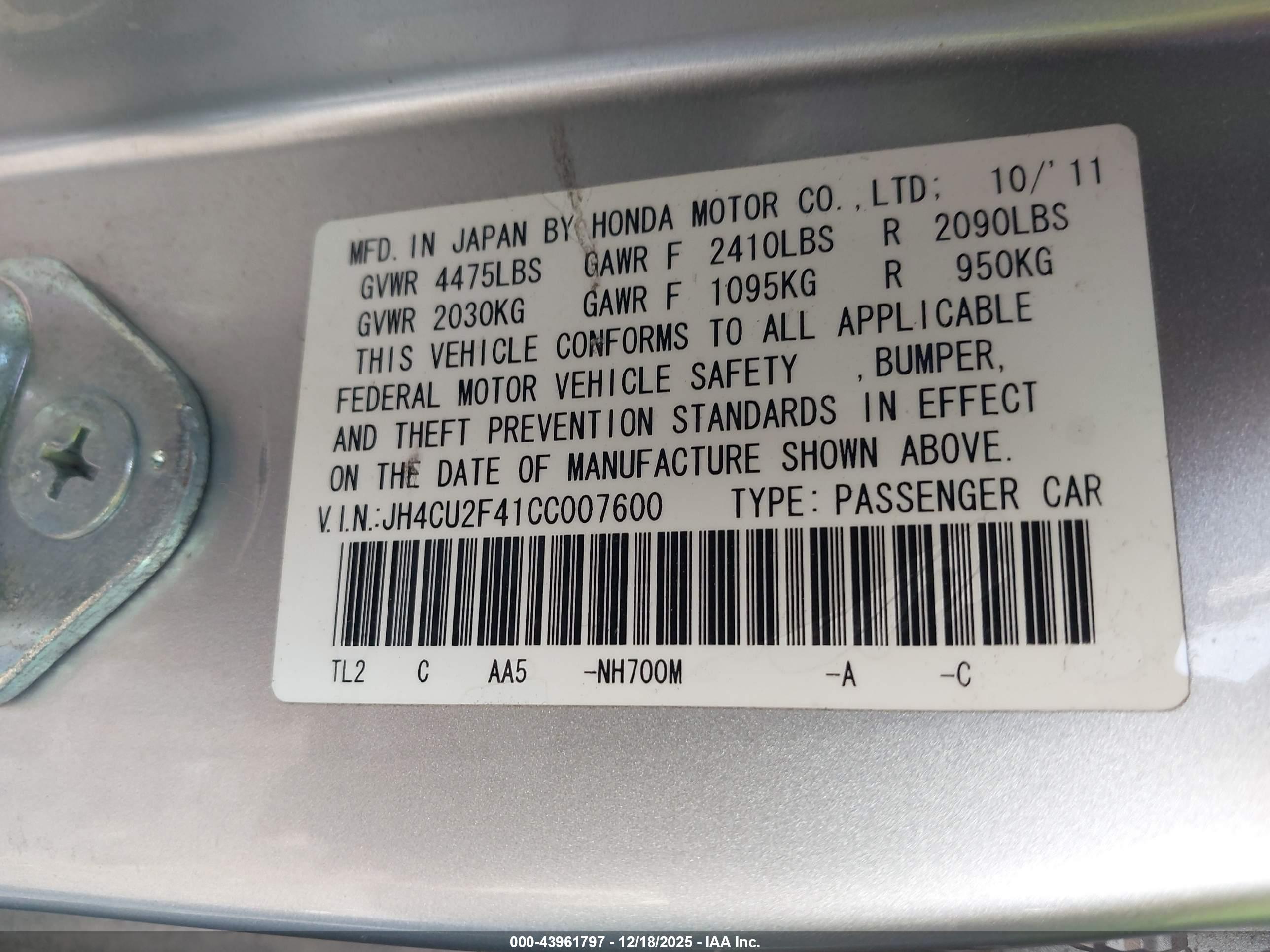 ACURA TSX image 9