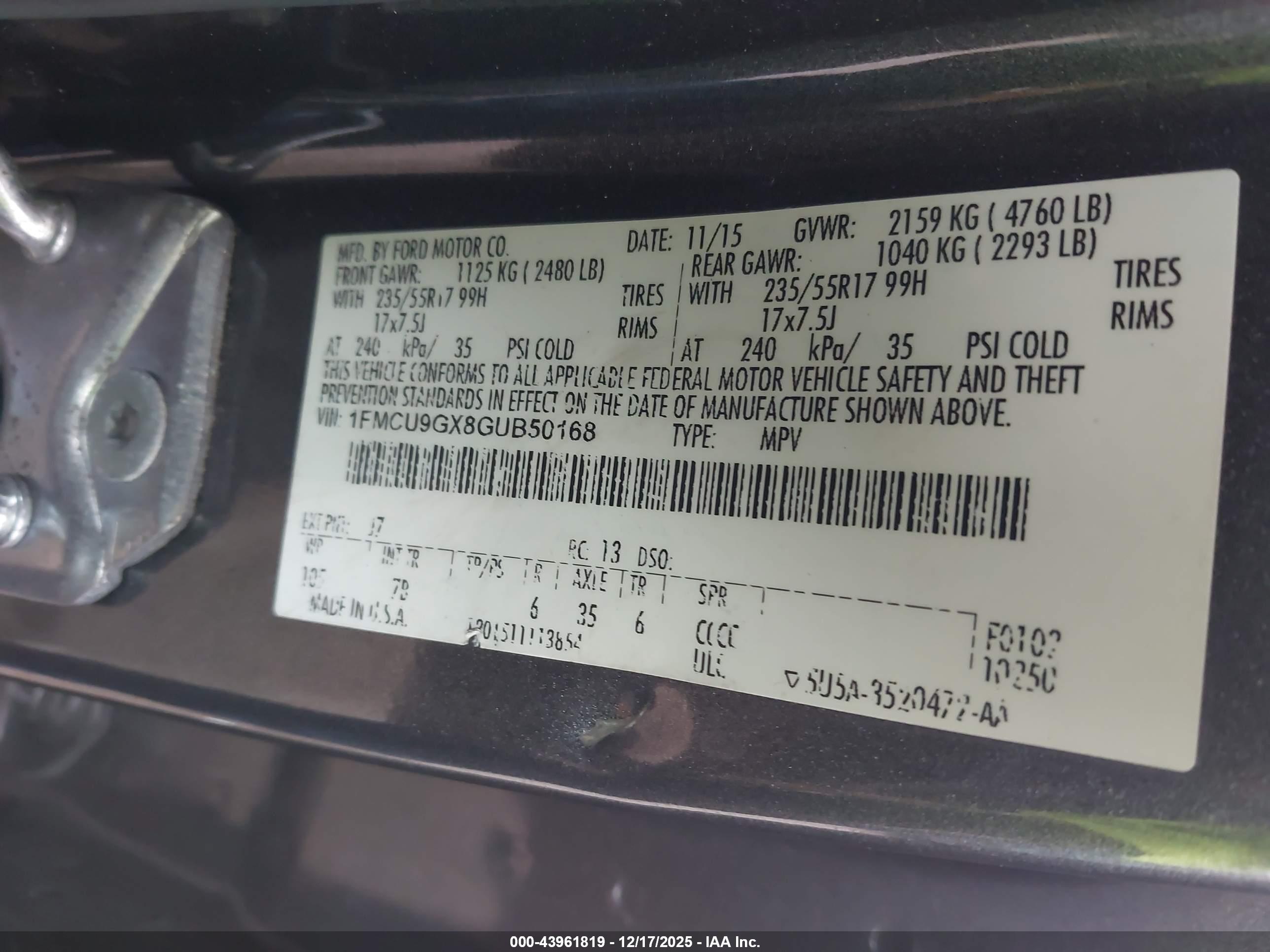 FORD ESCAPE image 9