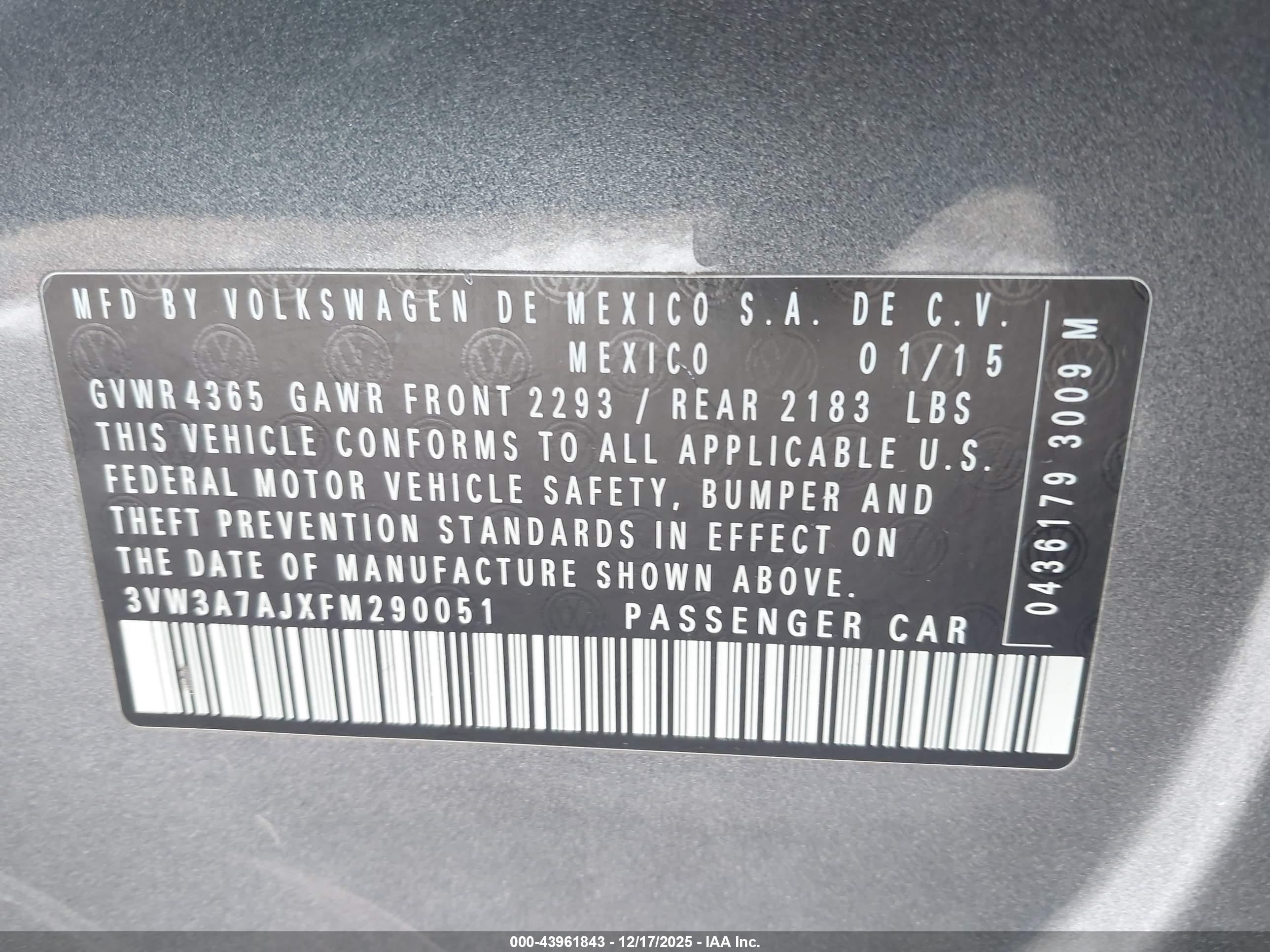 VOLKSWAGEN JETTA image 9