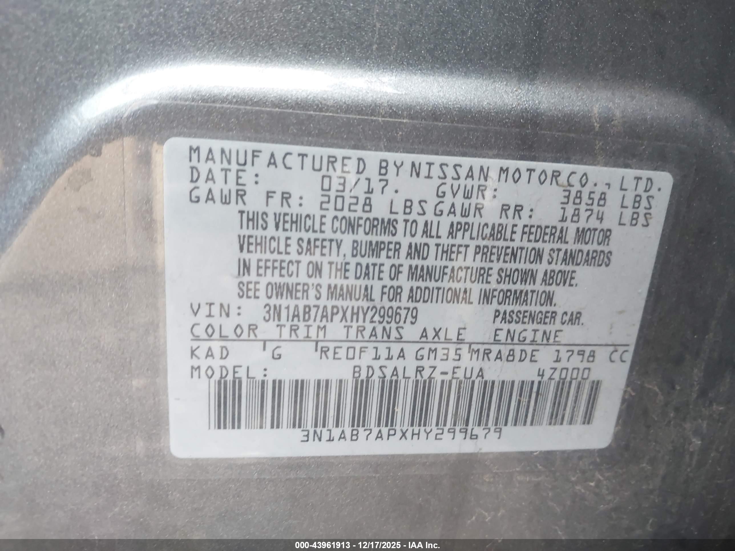 NISSAN SENTRA image 9