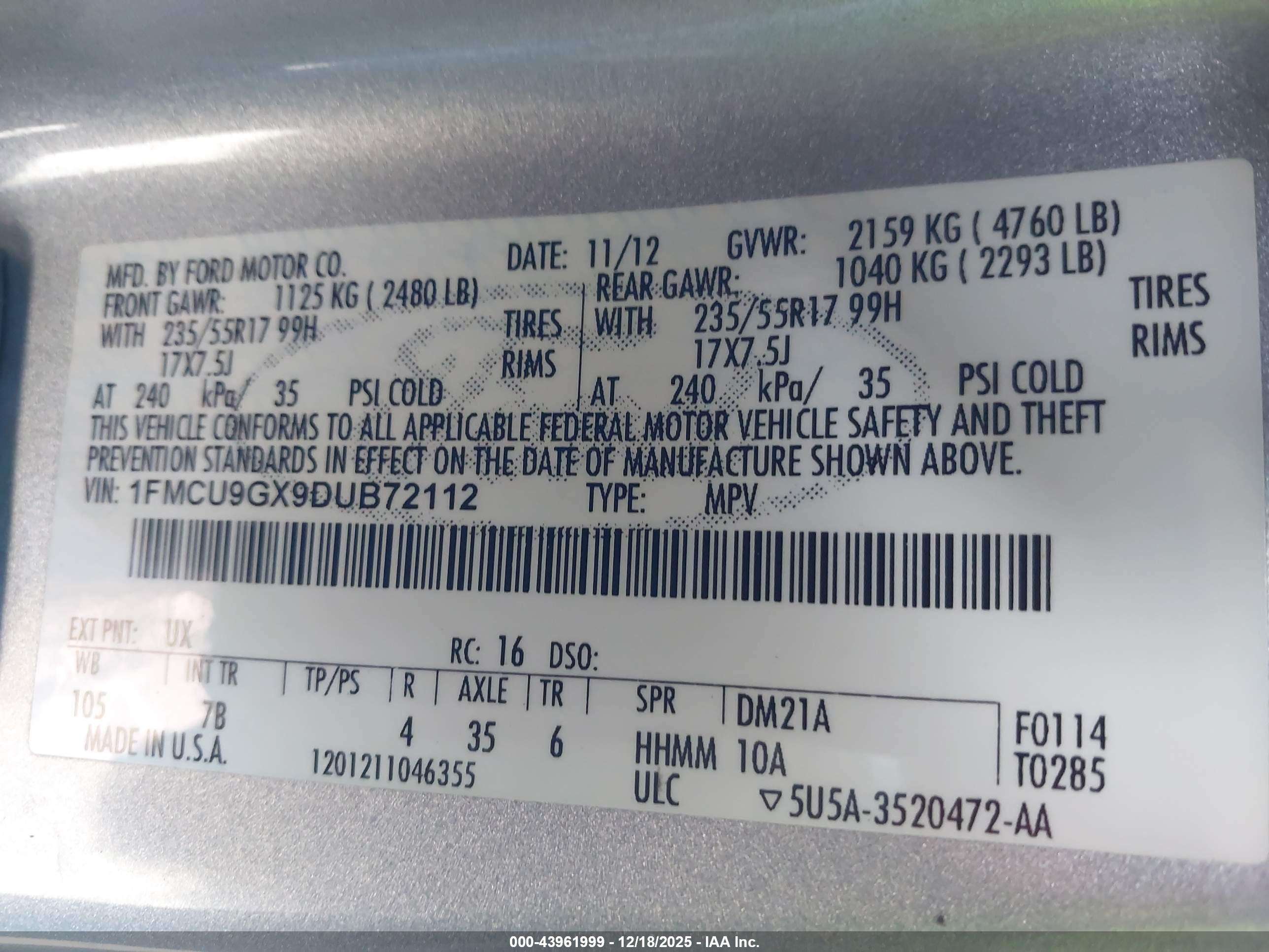 FORD ESCAPE image 9