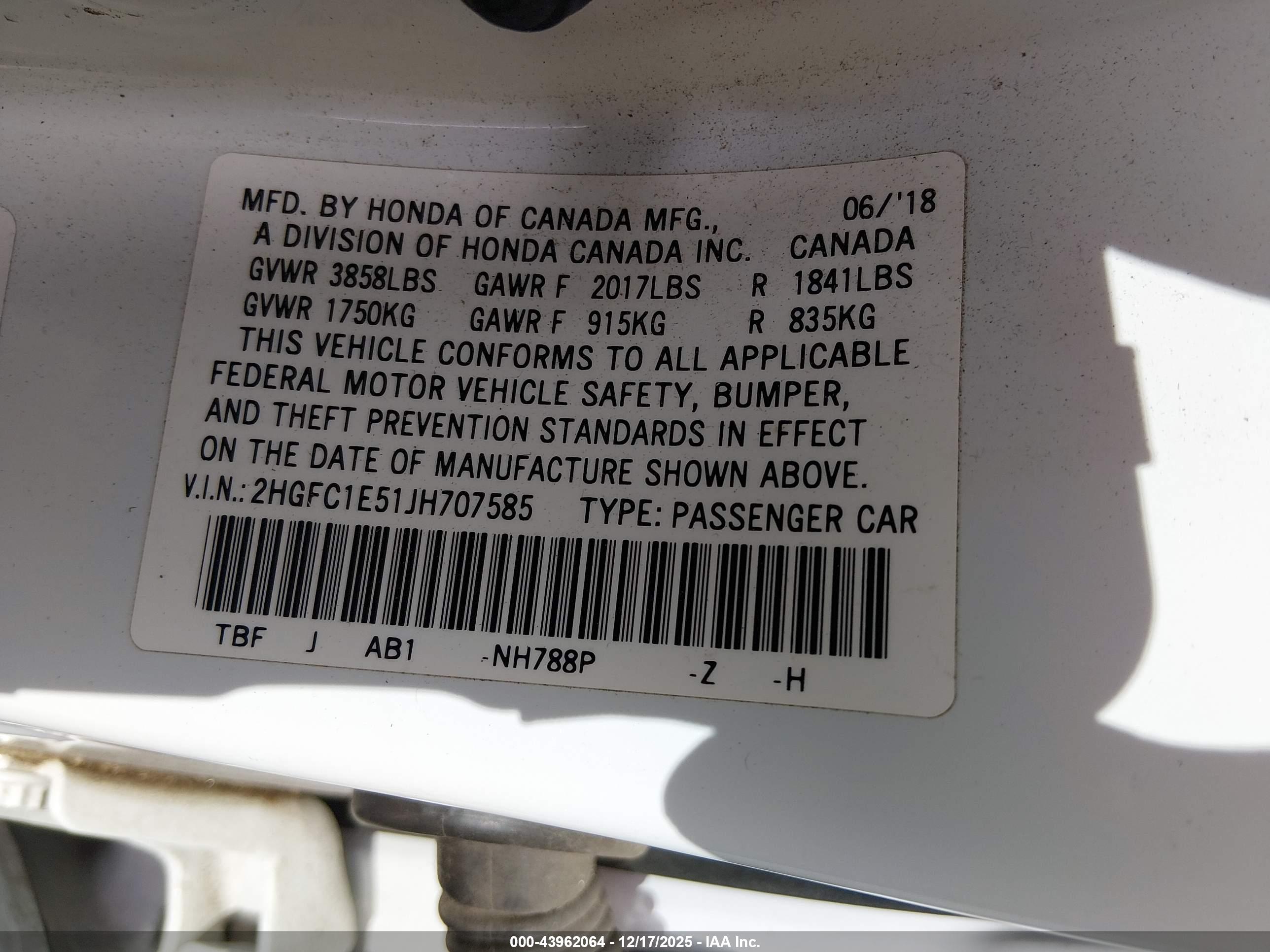 HONDA CIVIC image 9