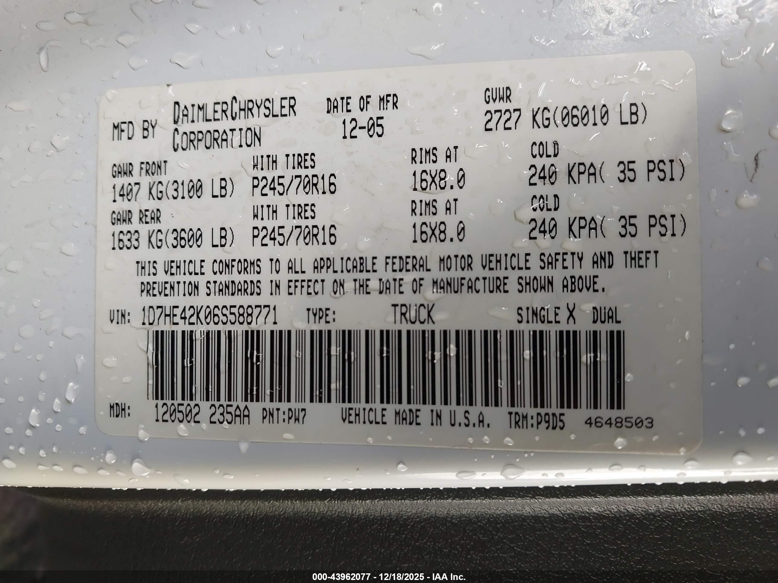 DODGE DAKOTA image 9