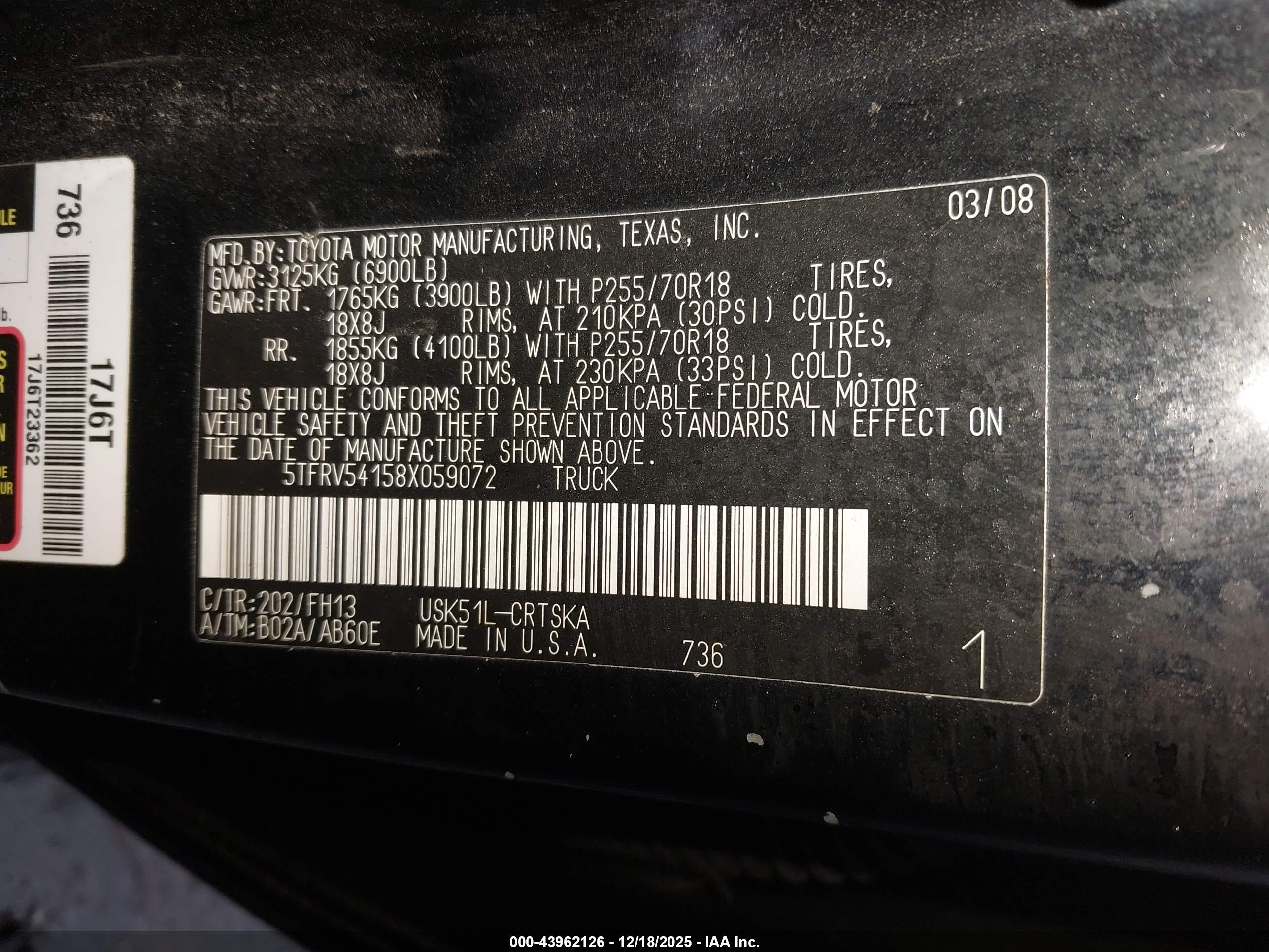 TOYOTA TUNDRA image 9