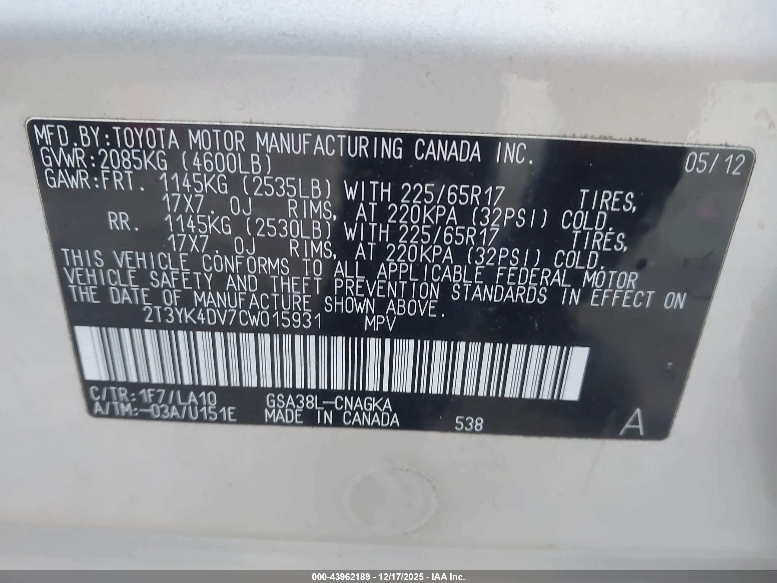 TOYOTA RAV4 image 9