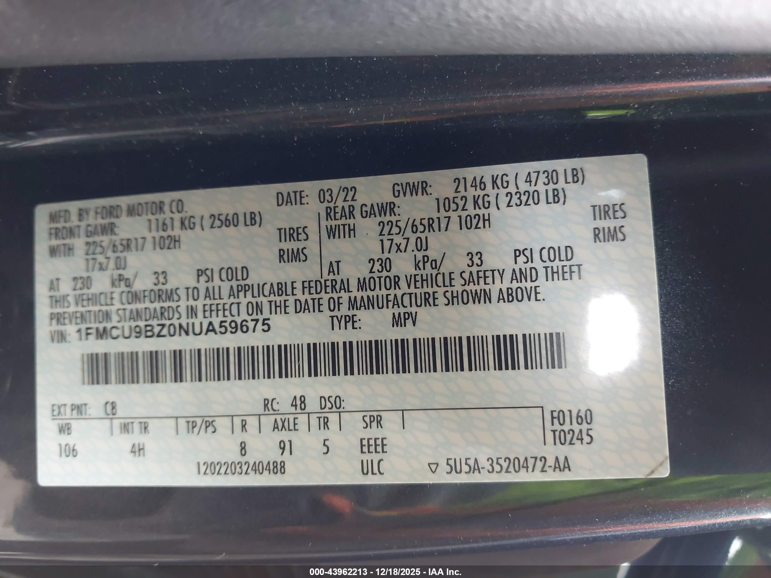 FORD ESCAPE image 9