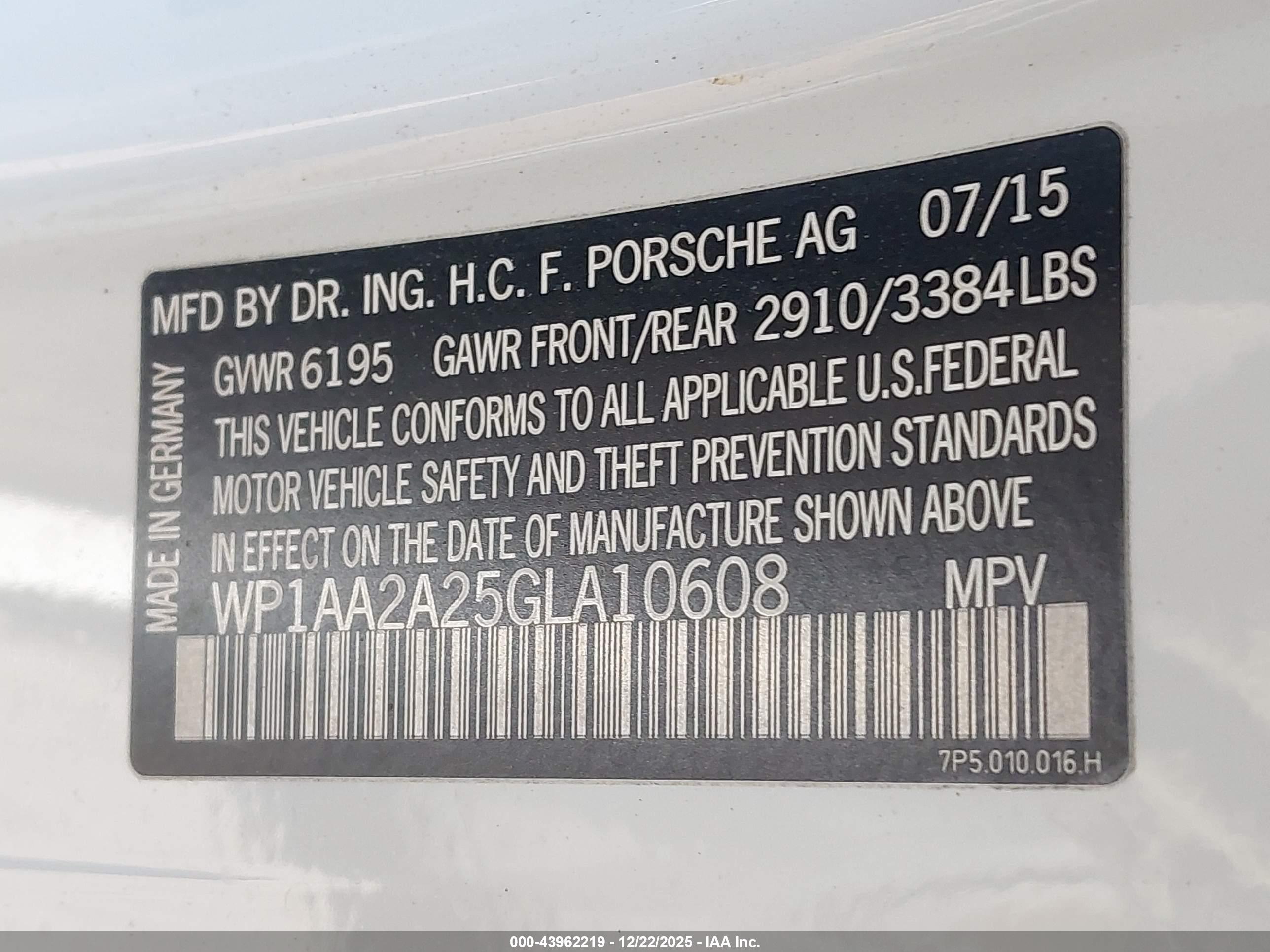 PORSCHE CAYENNE image 9