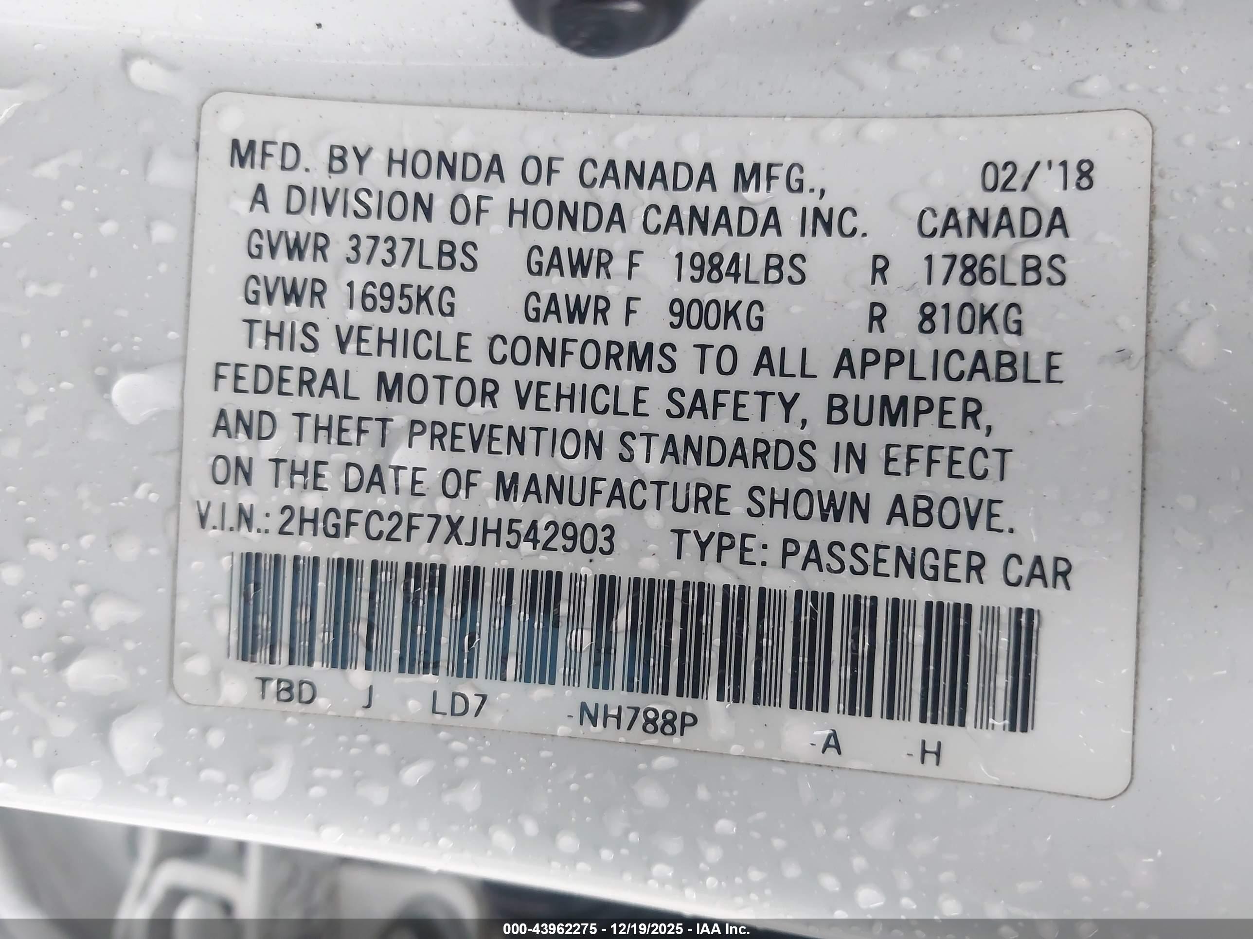 HONDA CIVIC image 9