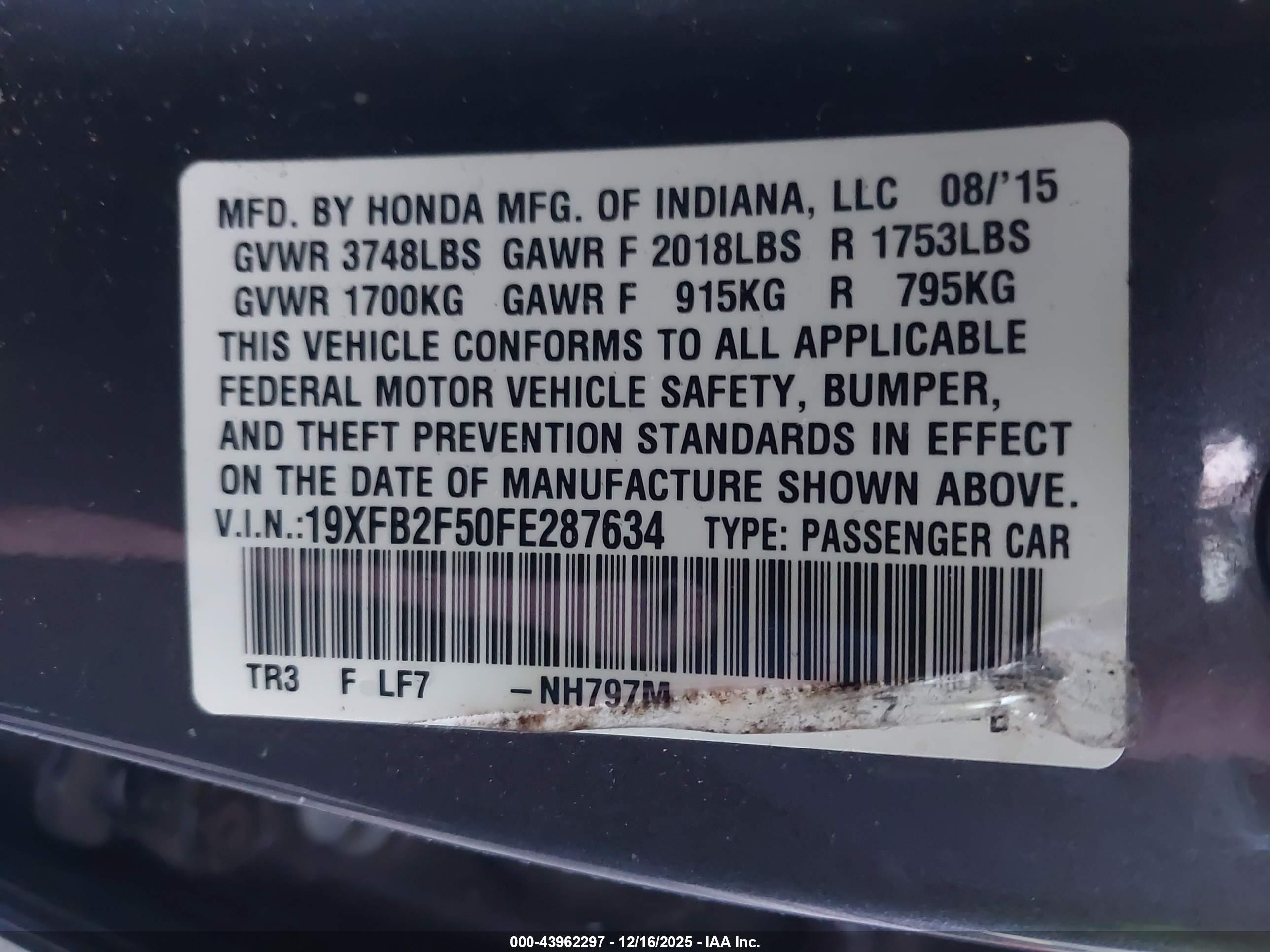 HONDA CIVIC image 9