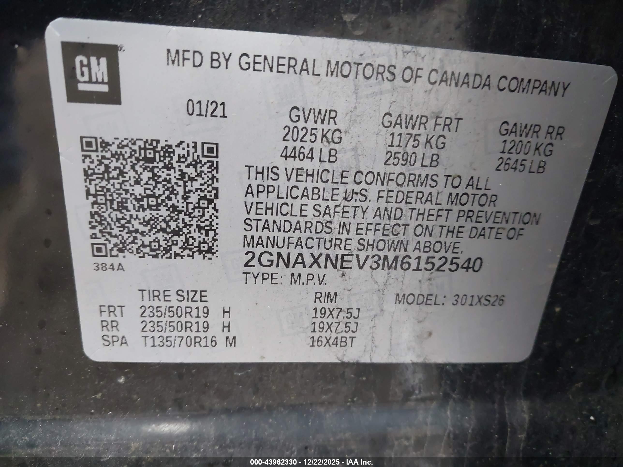 CHEVROLET EQUINOX image 9