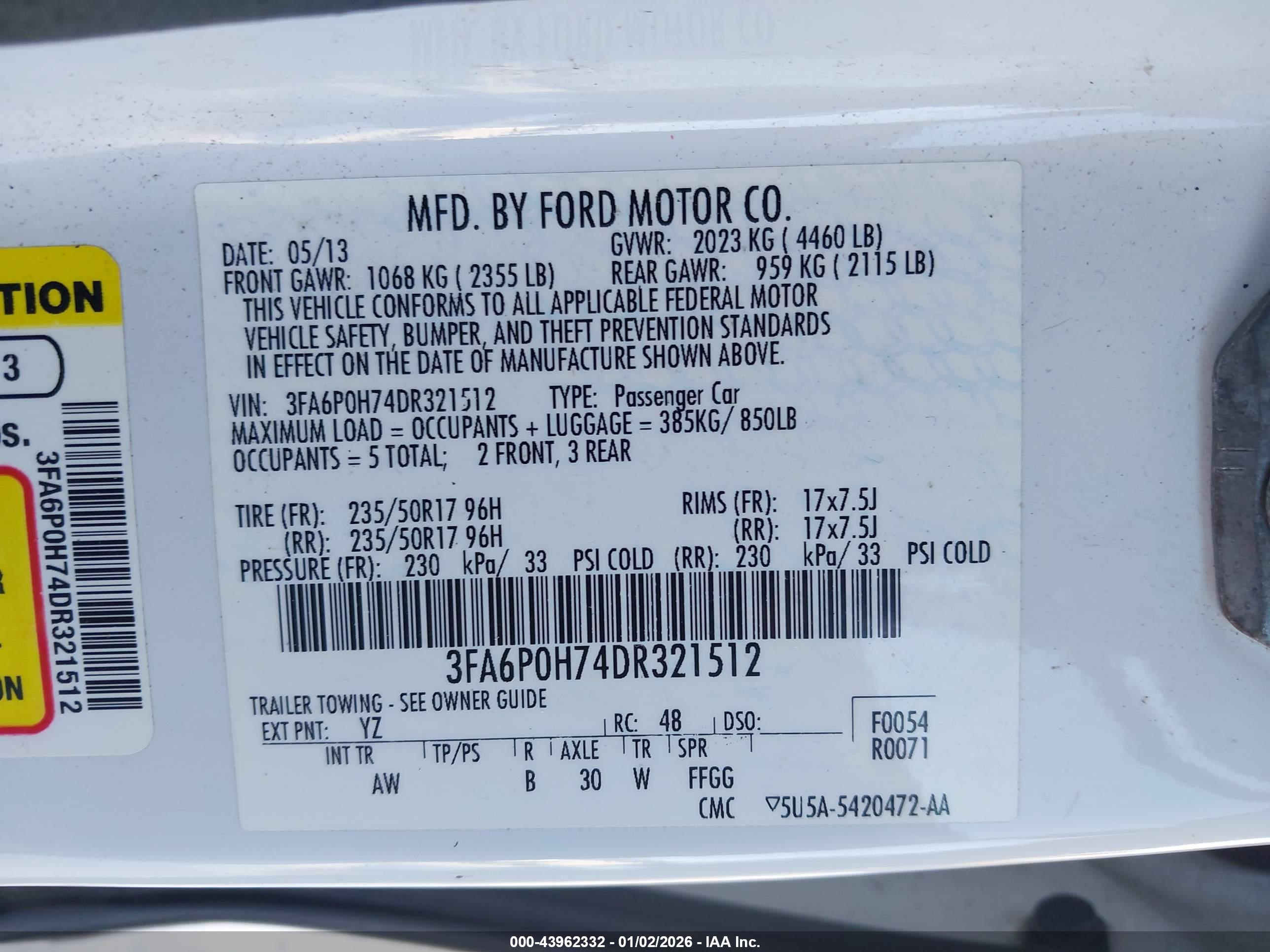 FORD FUSION image 9