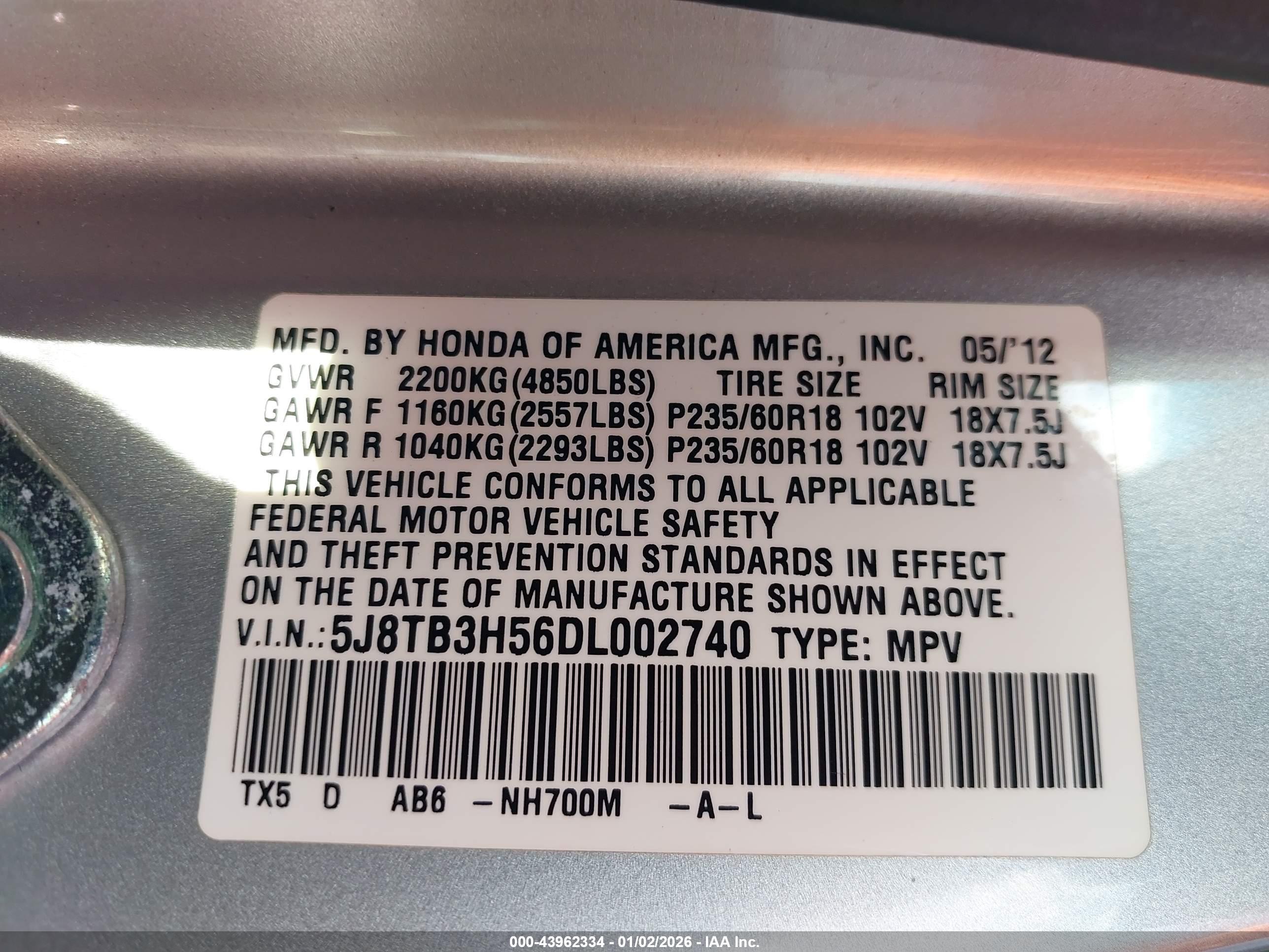 ACURA RDX image 9