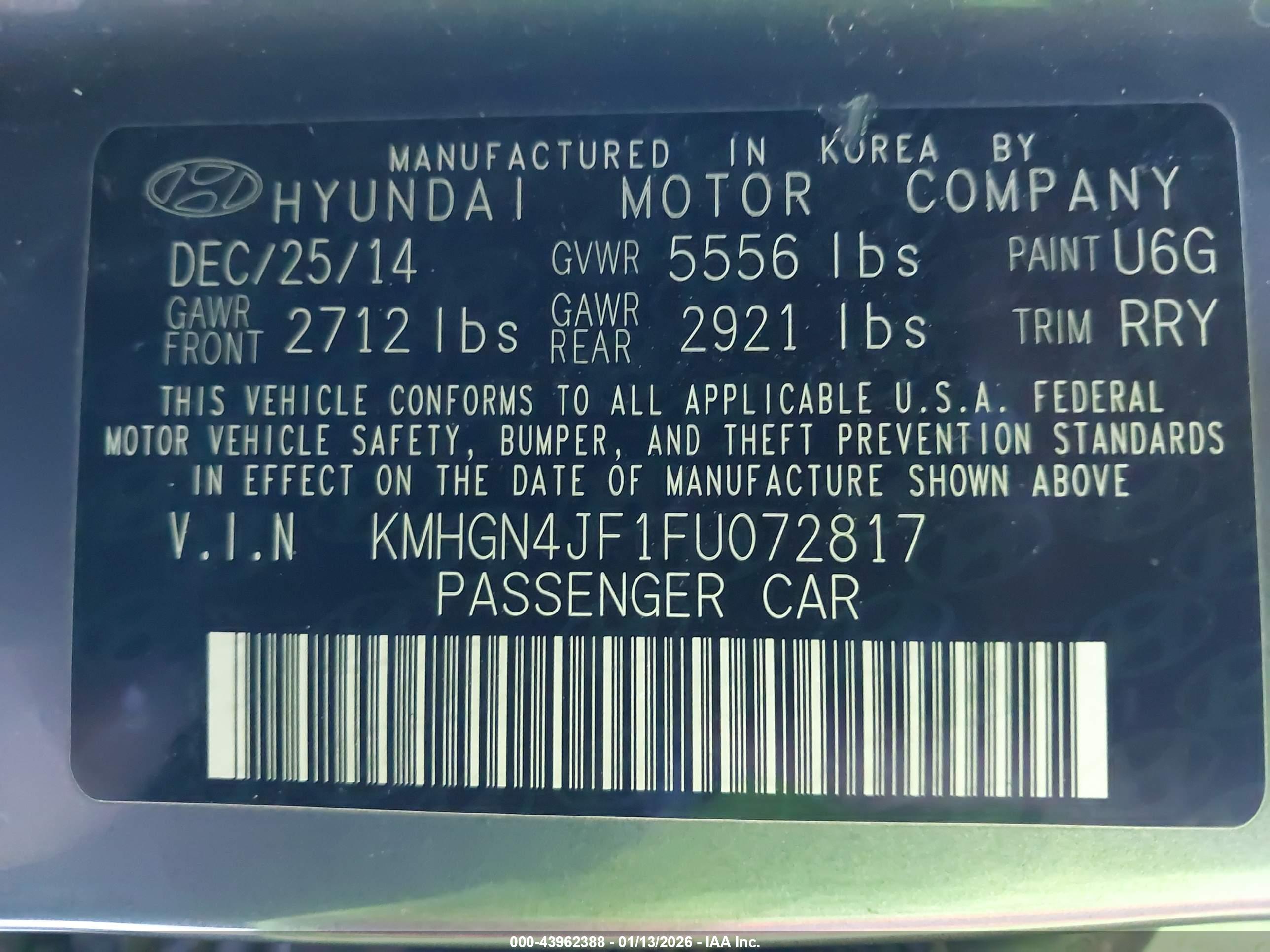 HYUNDAI GENESIS image 9