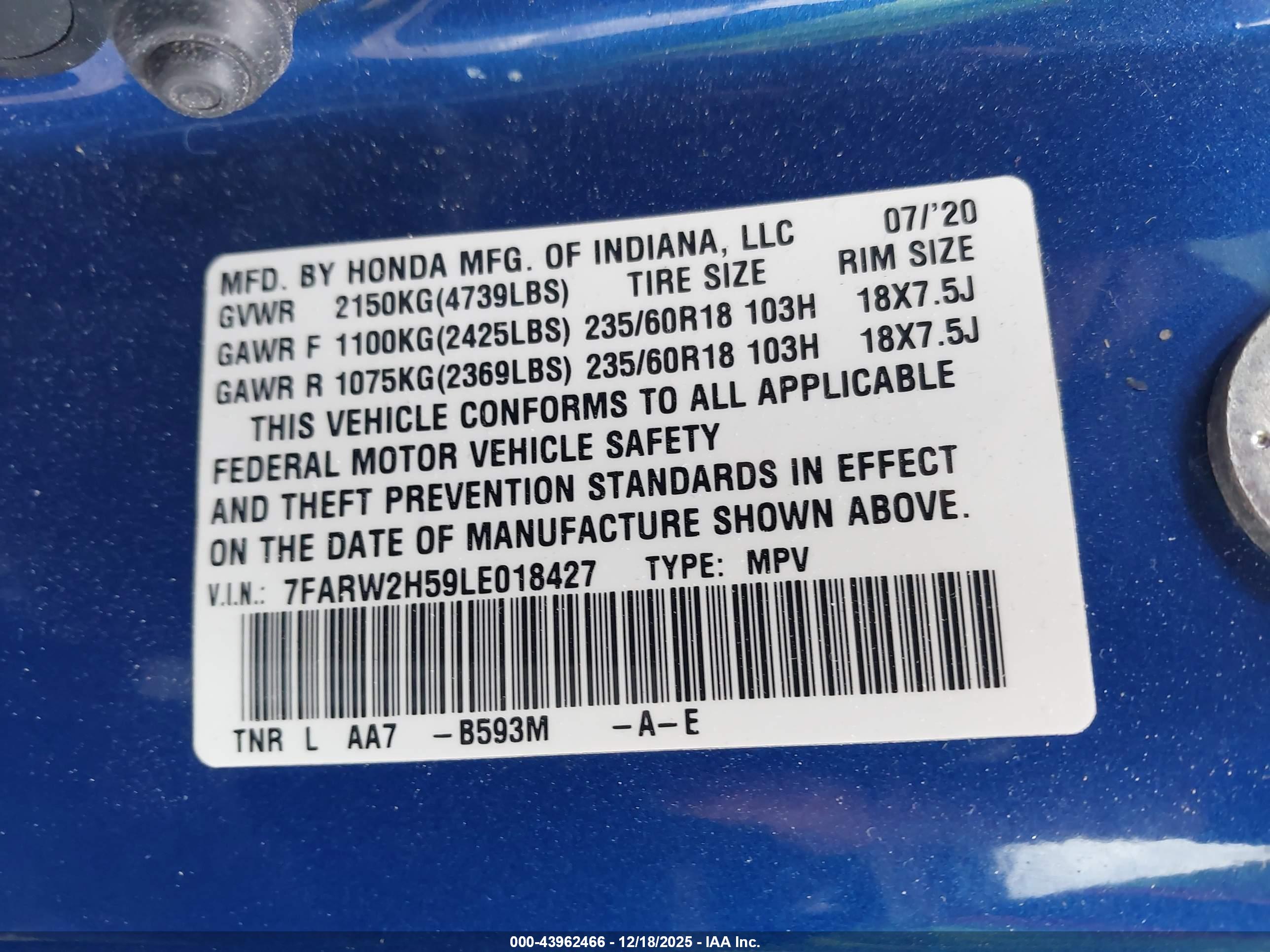 HONDA CR-V image 9