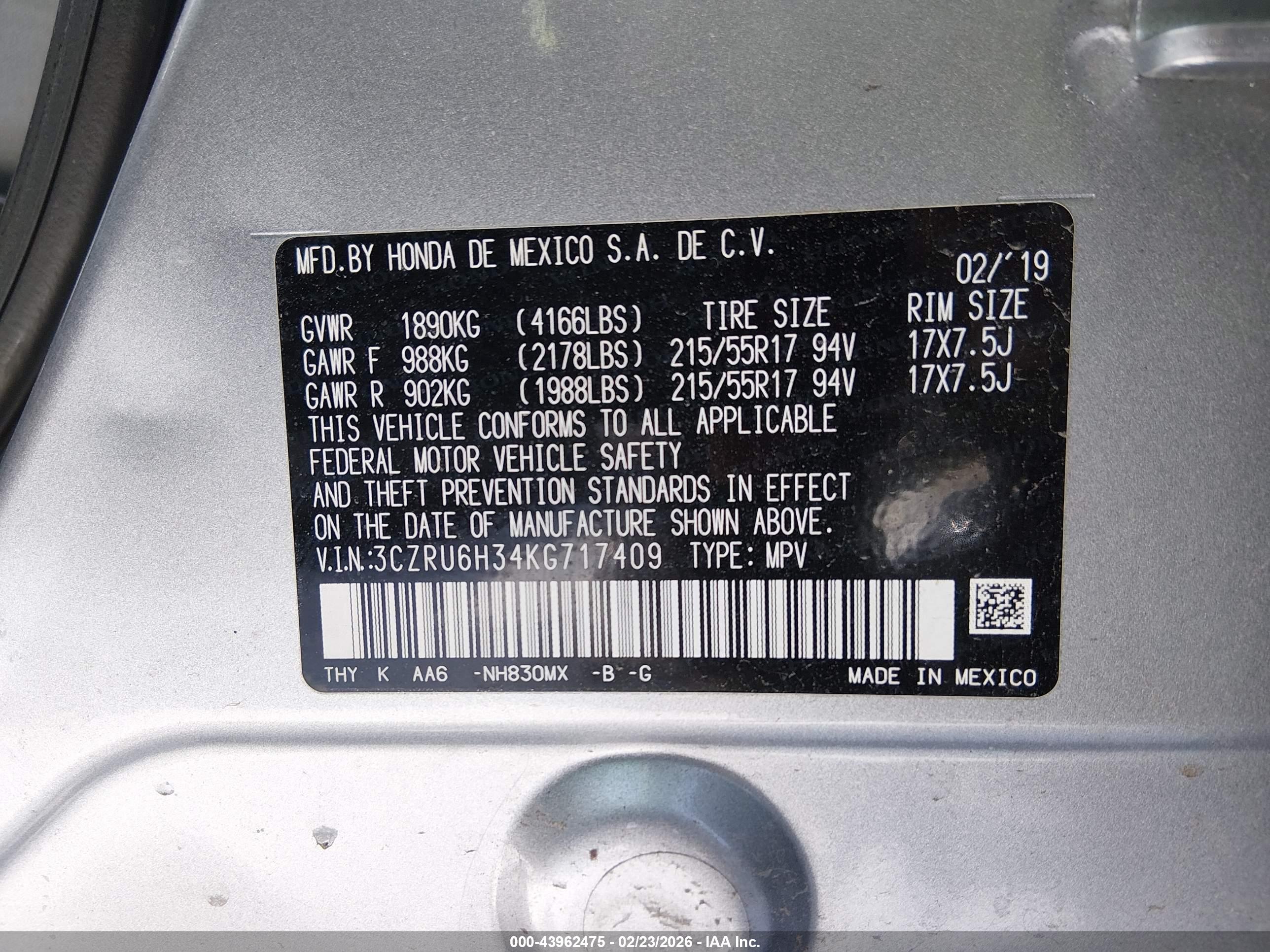 HONDA HR-V image 9