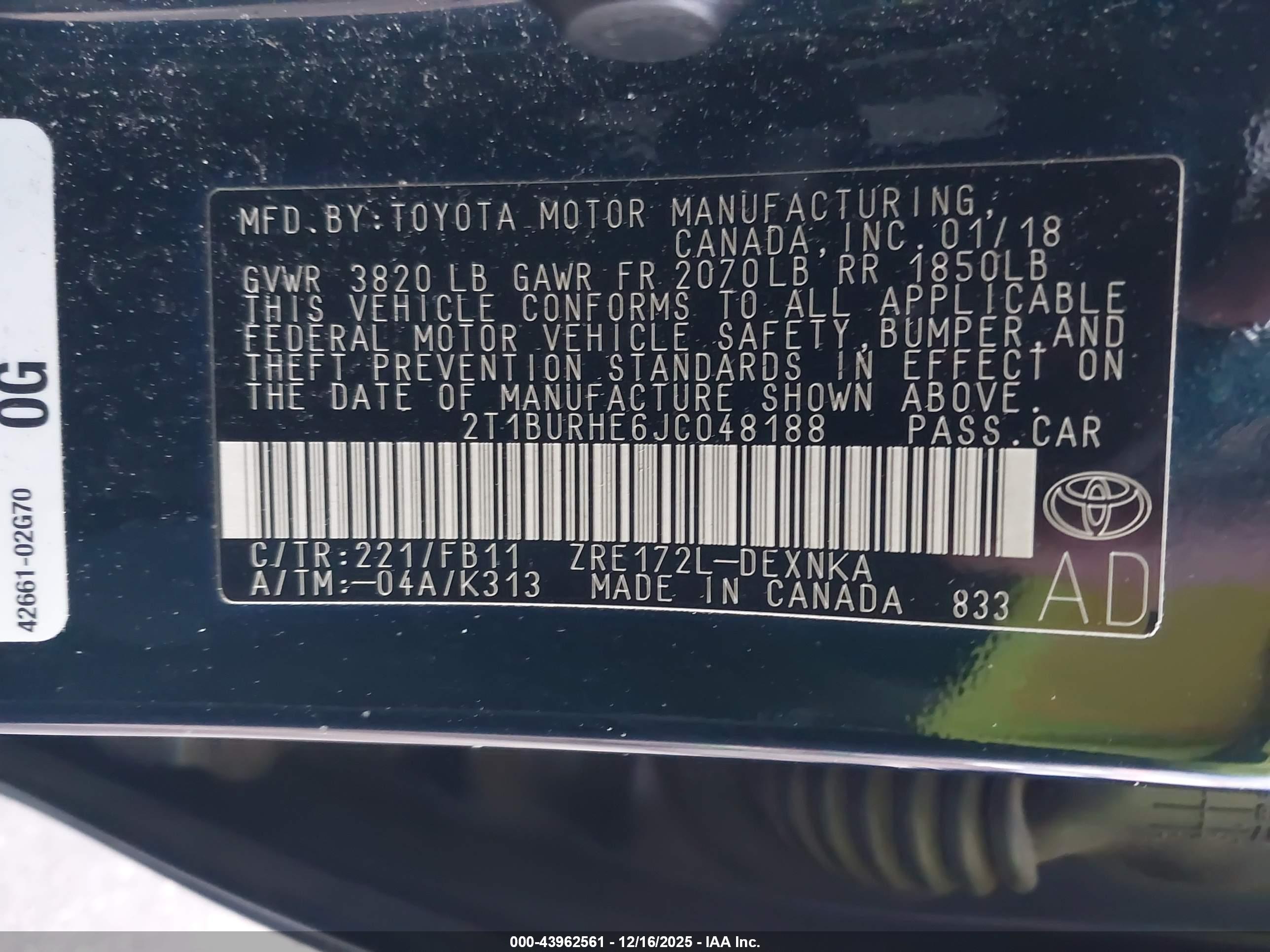 TOYOTA COROLLA image 9