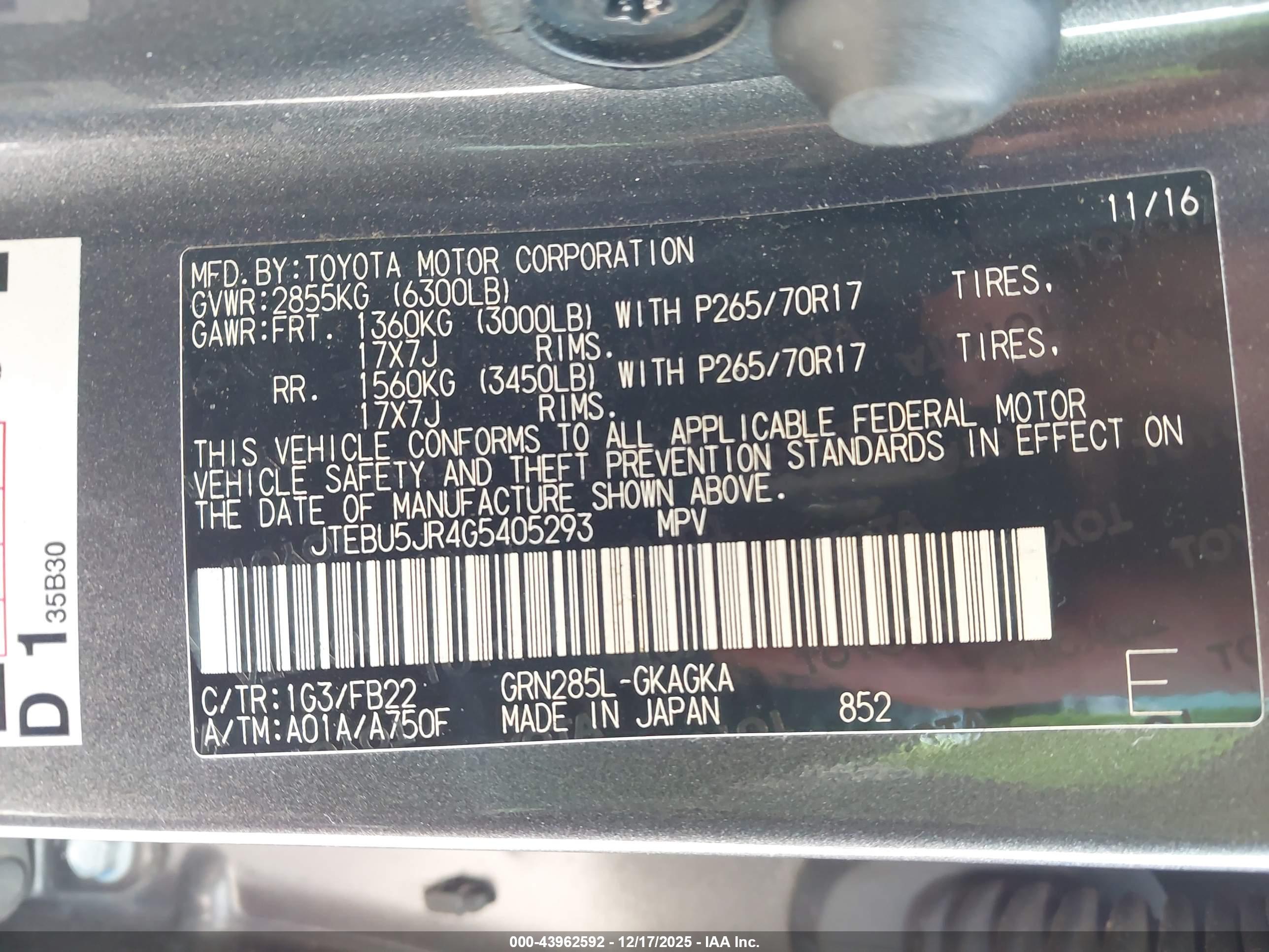 TOYOTA 4RUNNER image 9