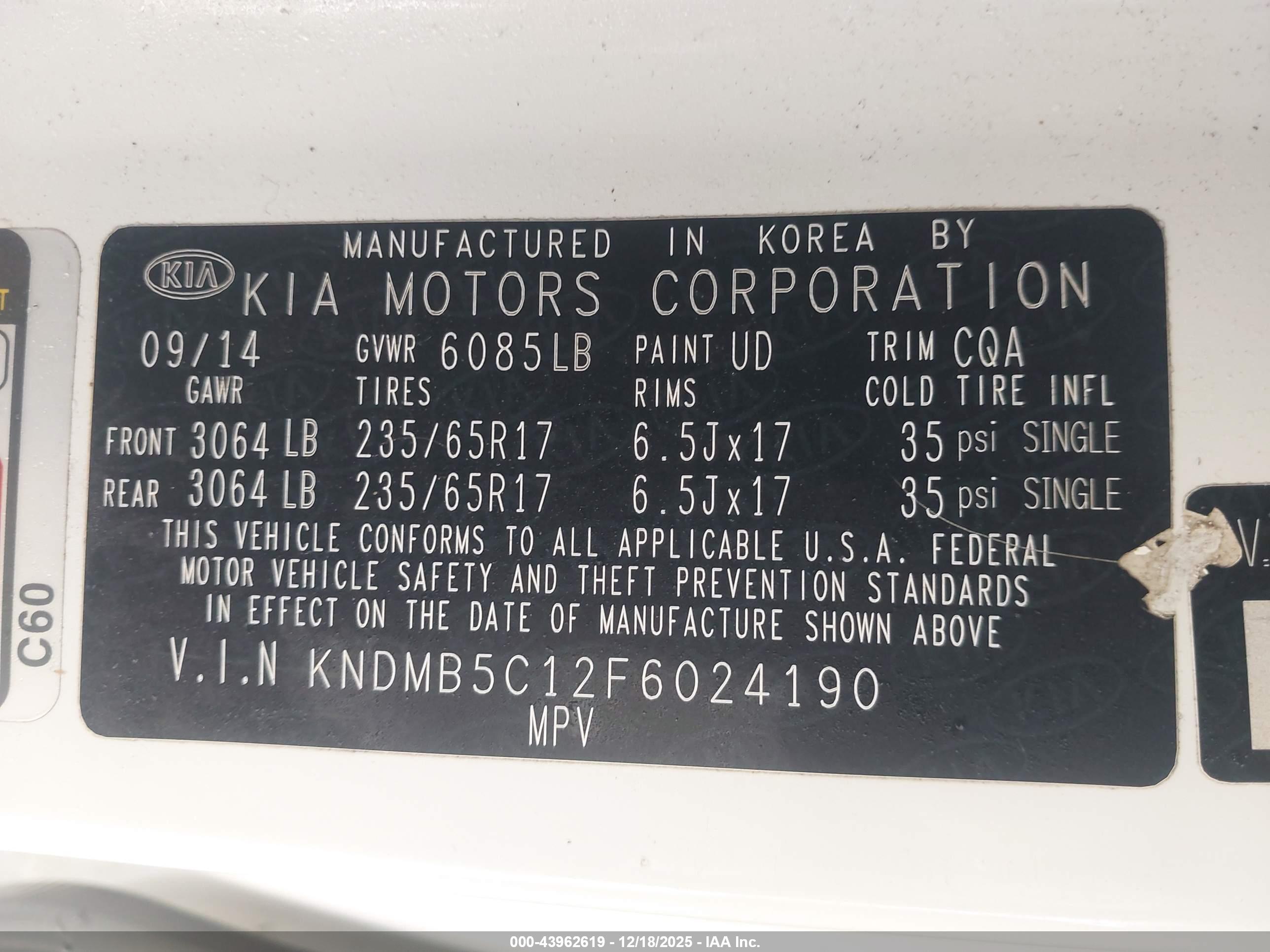 KIA SEDONA image 9