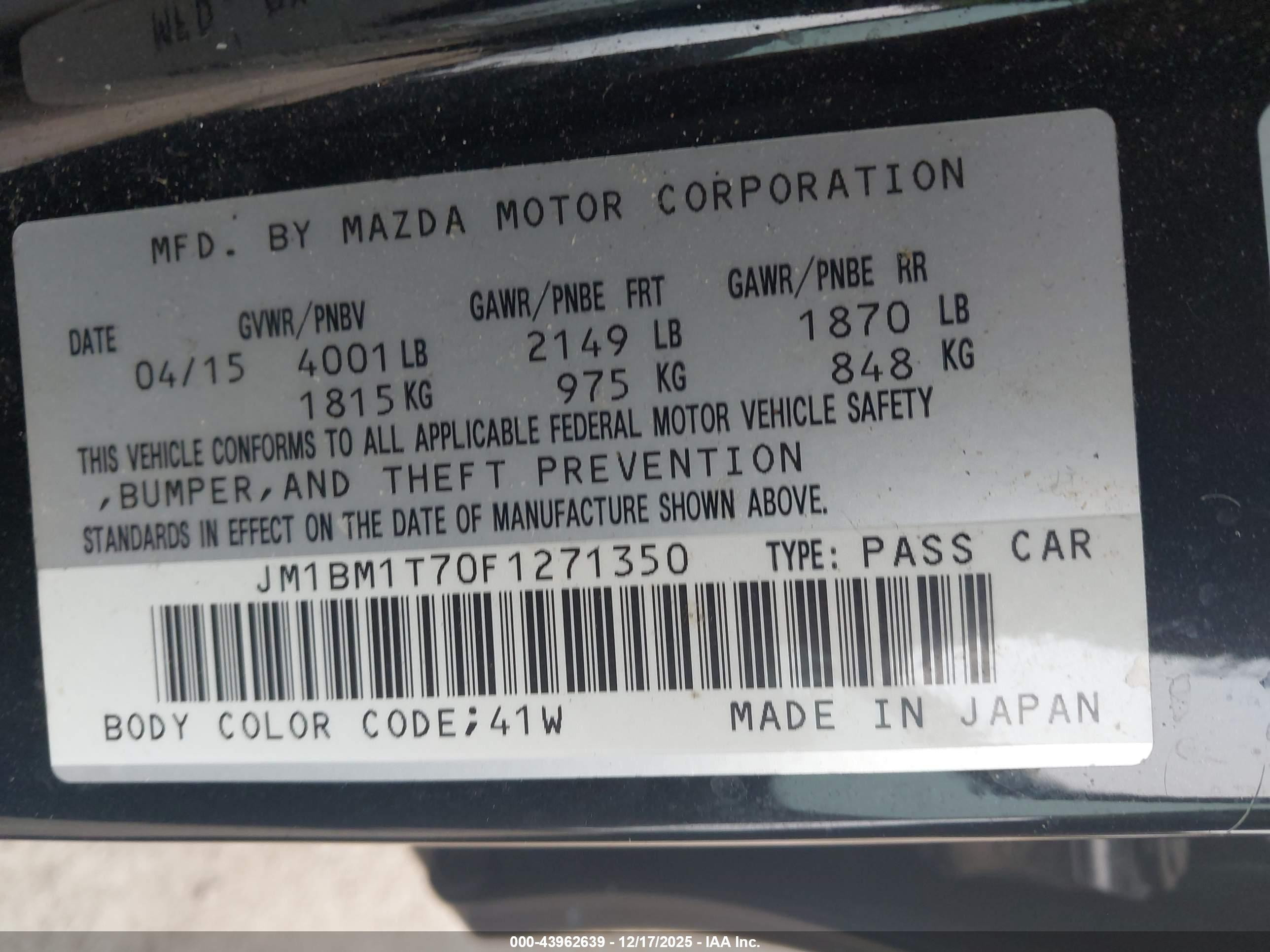 MAZDA MAZDA3 image 9