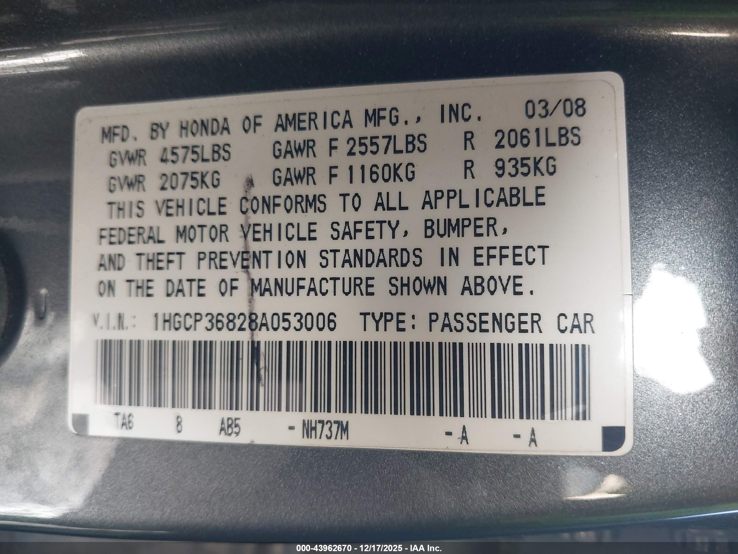 HONDA ACCORD image 9