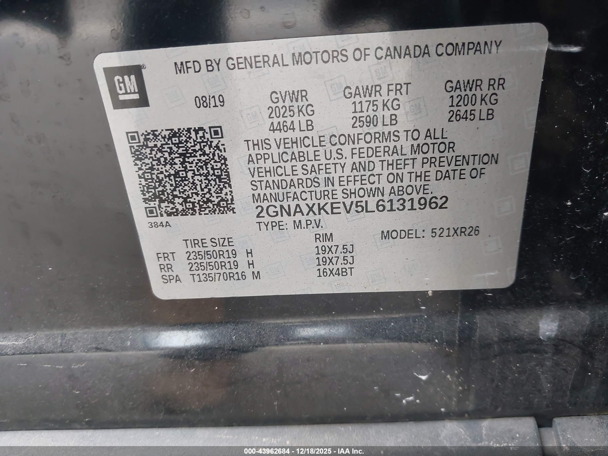 CHEVROLET EQUINOX image 9