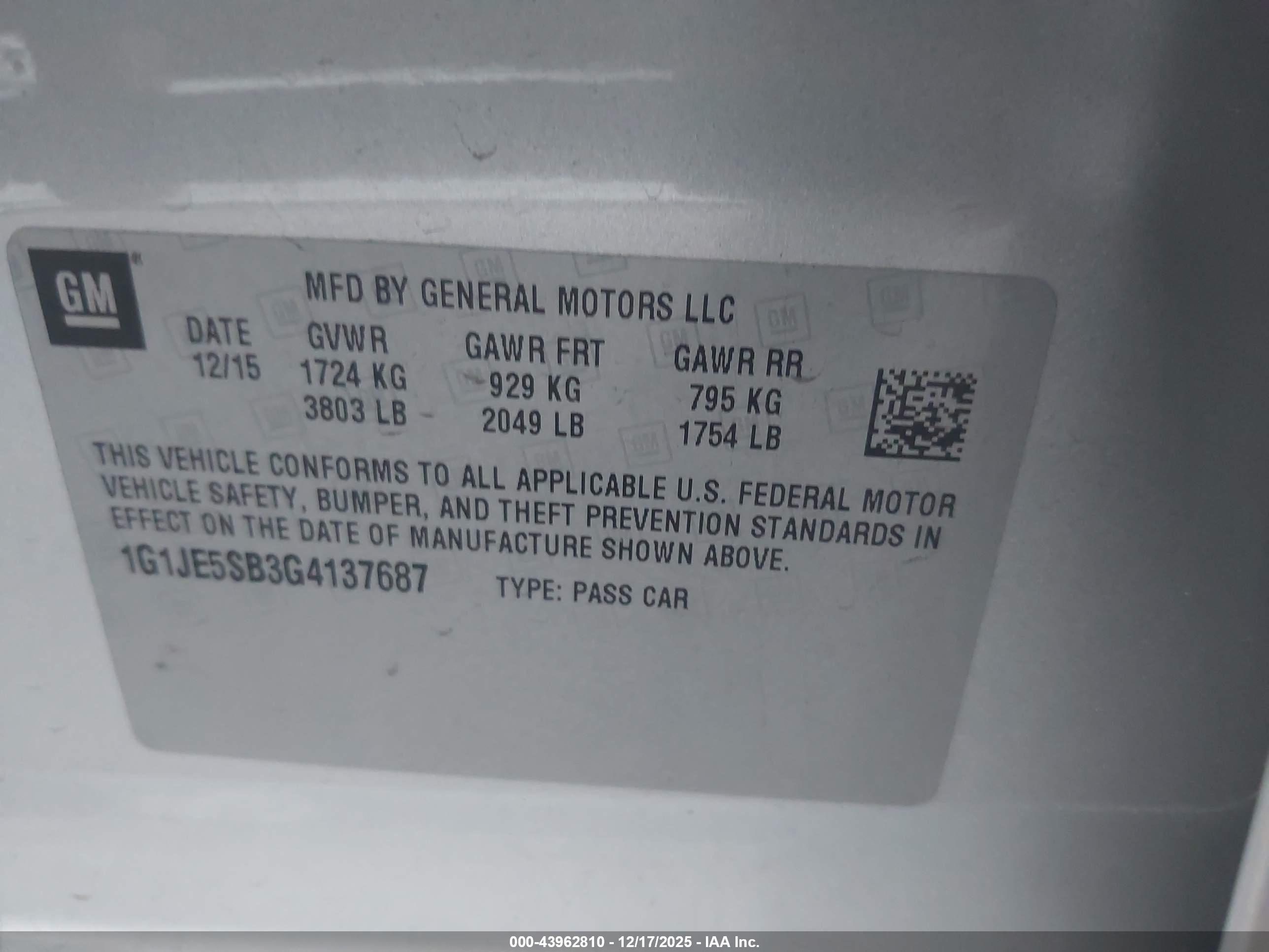 CHEVROLET SONIC image 9
