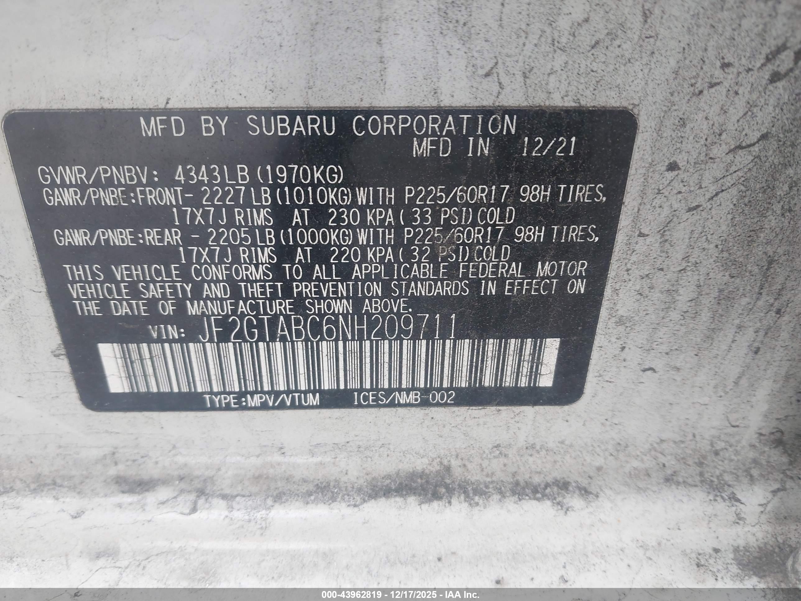 SUBARU CROSSTREK image 9
