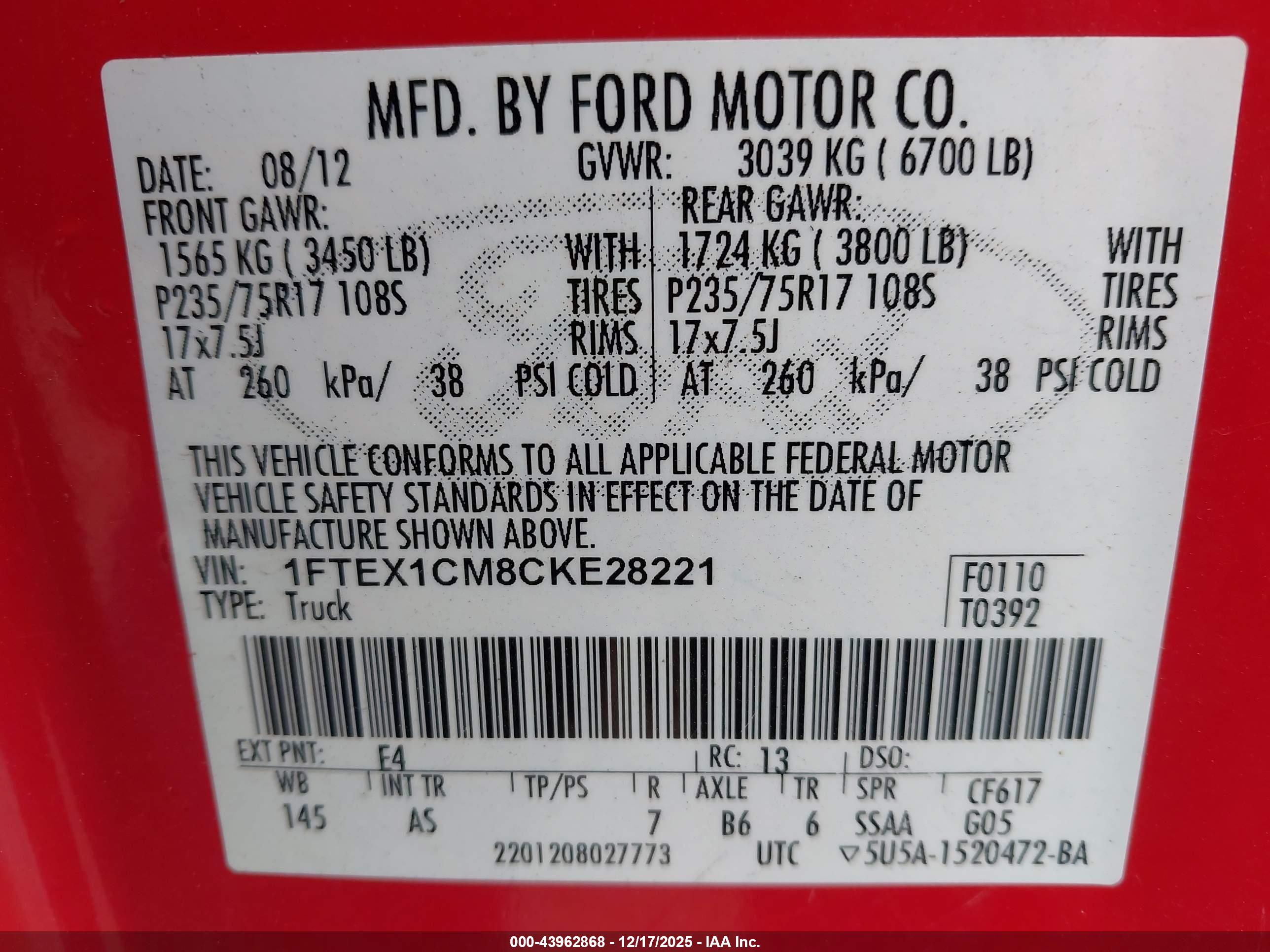 FORD F-150 image 9