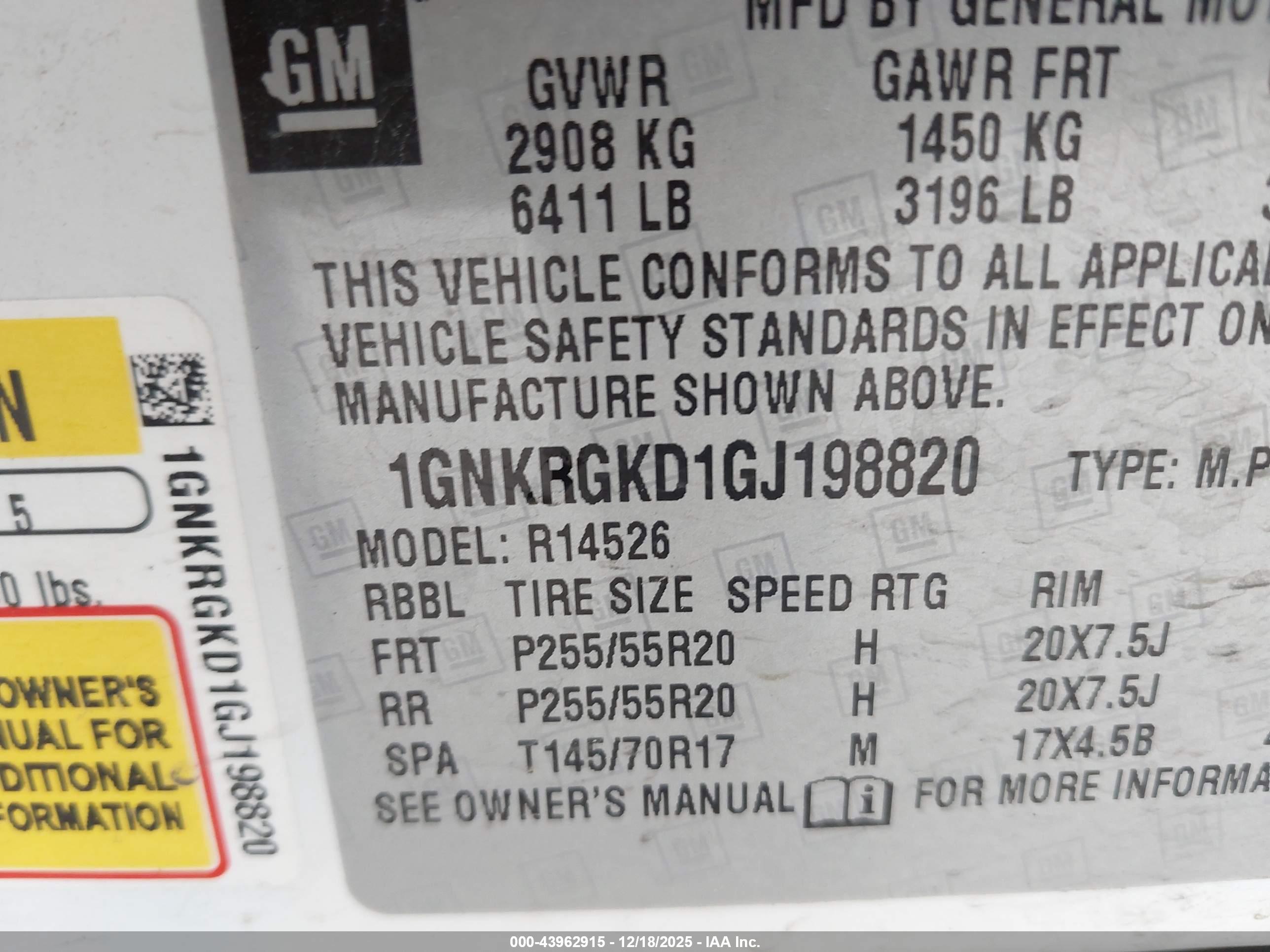 CHEVROLET TRAVERSE image 9