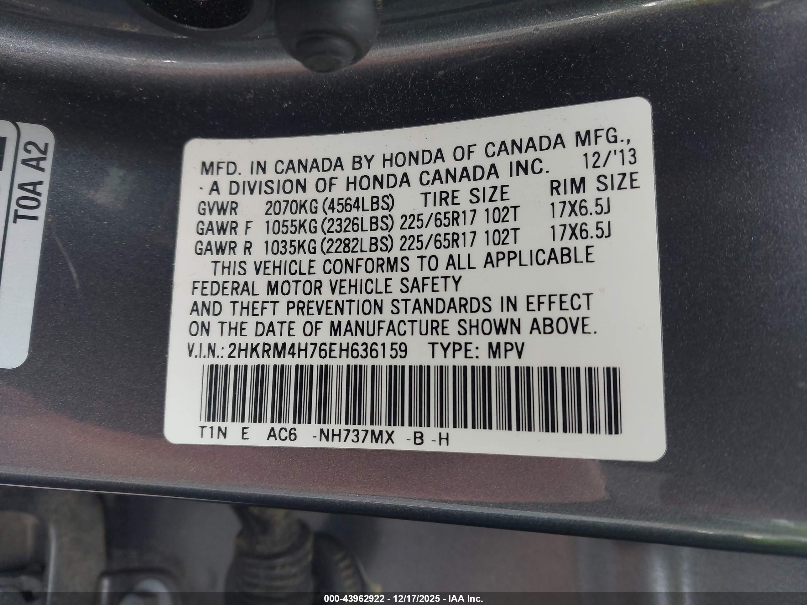 HONDA CR-V image 9